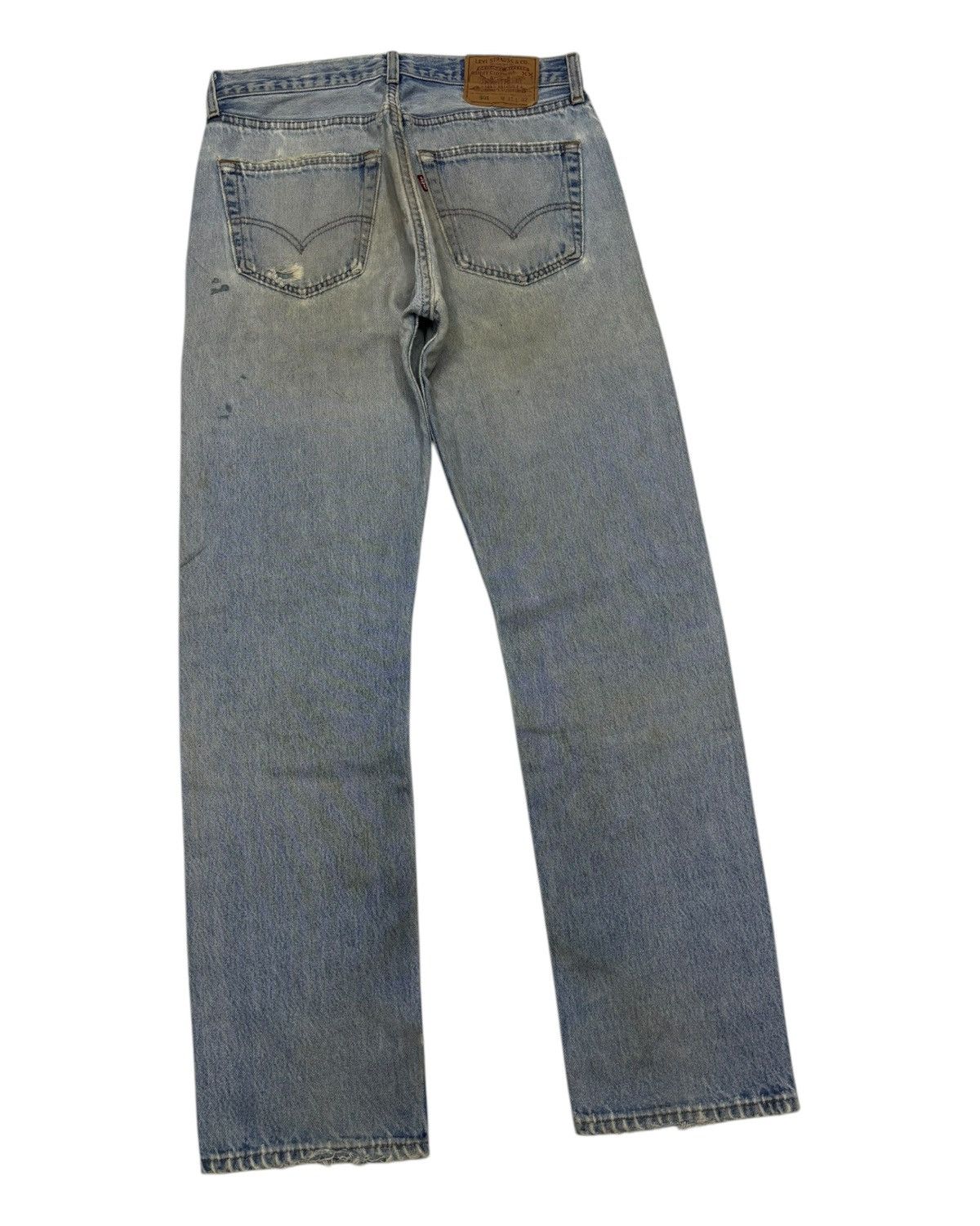 Levi's Vintage LEVIS 501 Kurt Cobain Distressed Denim Jeans Style Size US 31 - 6 Thumbnail