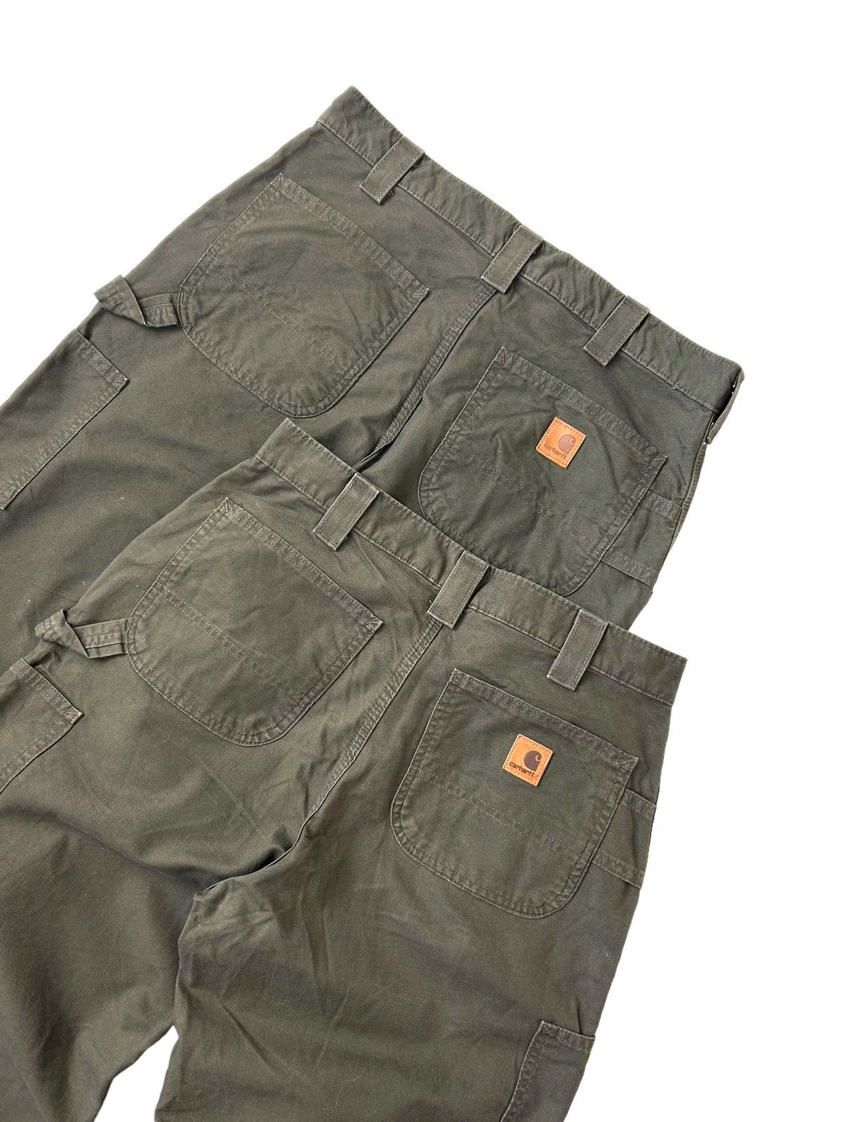 Pre-owned Carhartt Vintage Carpenter  Khaki Pant