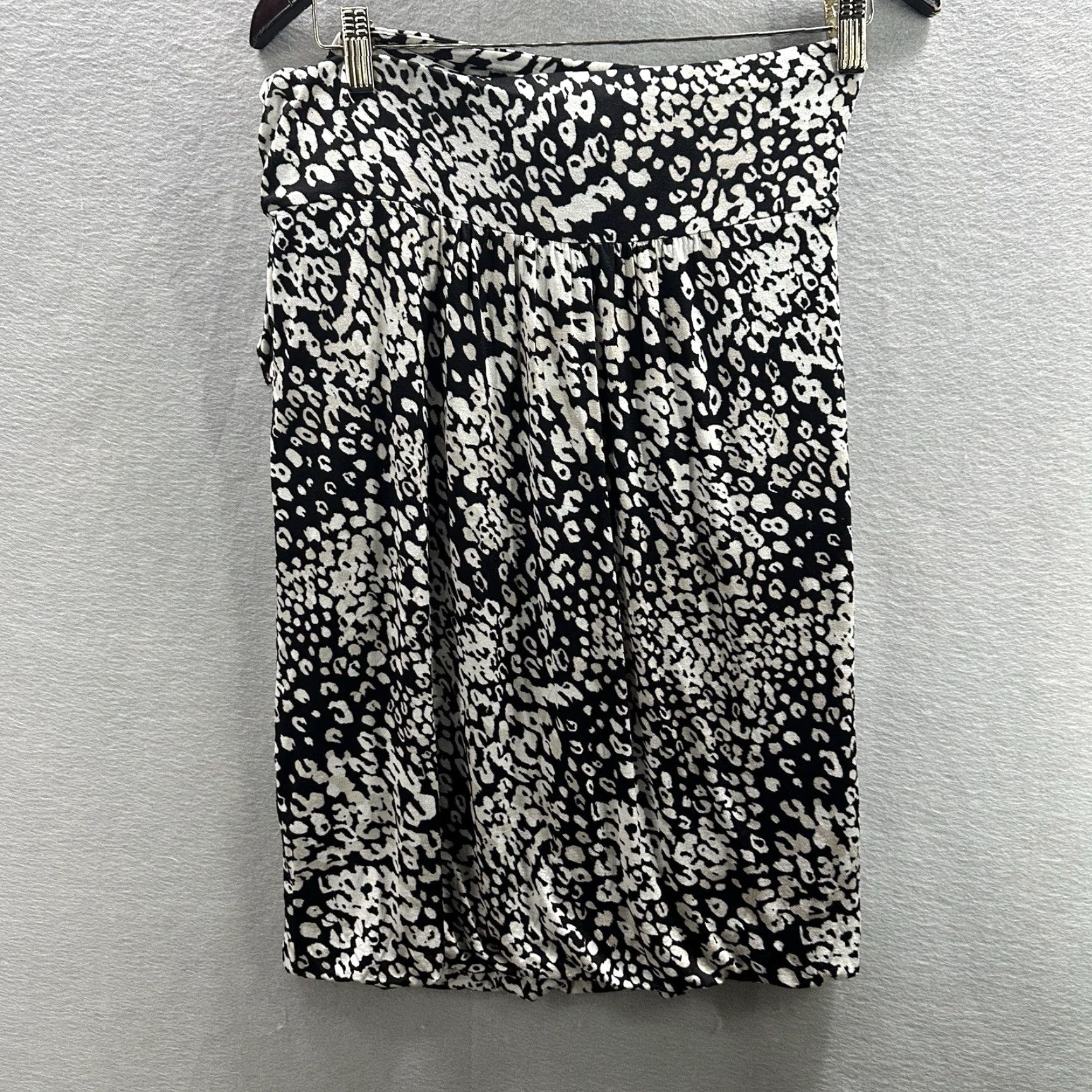 Max Mara Max Mara Floral Wrap Skirt Womens Large 46 Black Layered Asymmetric 90s City Size 36" / US 14 / IT 50 - 6 Thumbnail