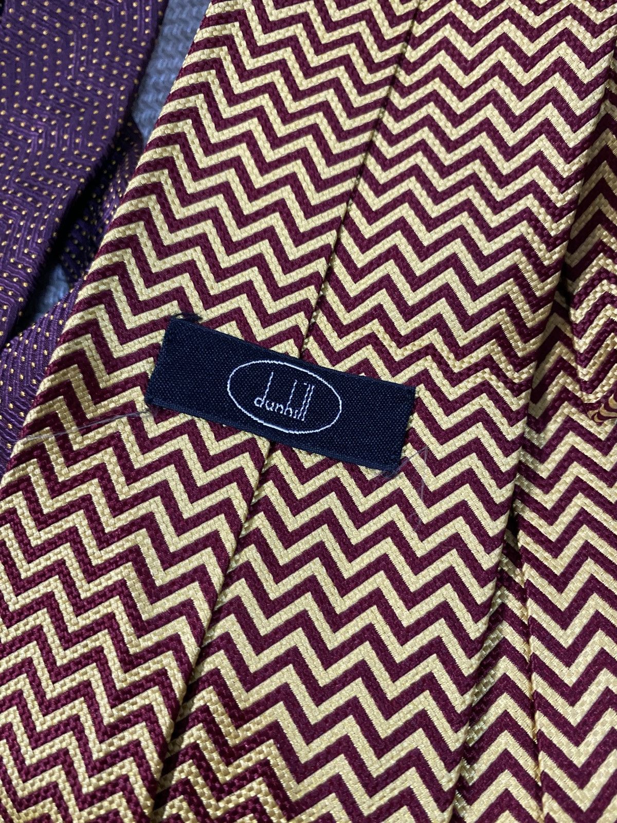 Alfred Dunhill Dunhill London Silk Tie x 2 in the post Size ONE SIZE - 4 Thumbnail