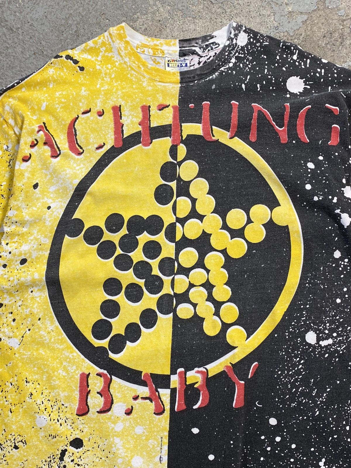 Band Tees × Vintage Vintage 1991 U2 Achtung Baby Zoo TV tour AOP band tee Size US XXL / EU 58 / 5 - 7 Thumbnail