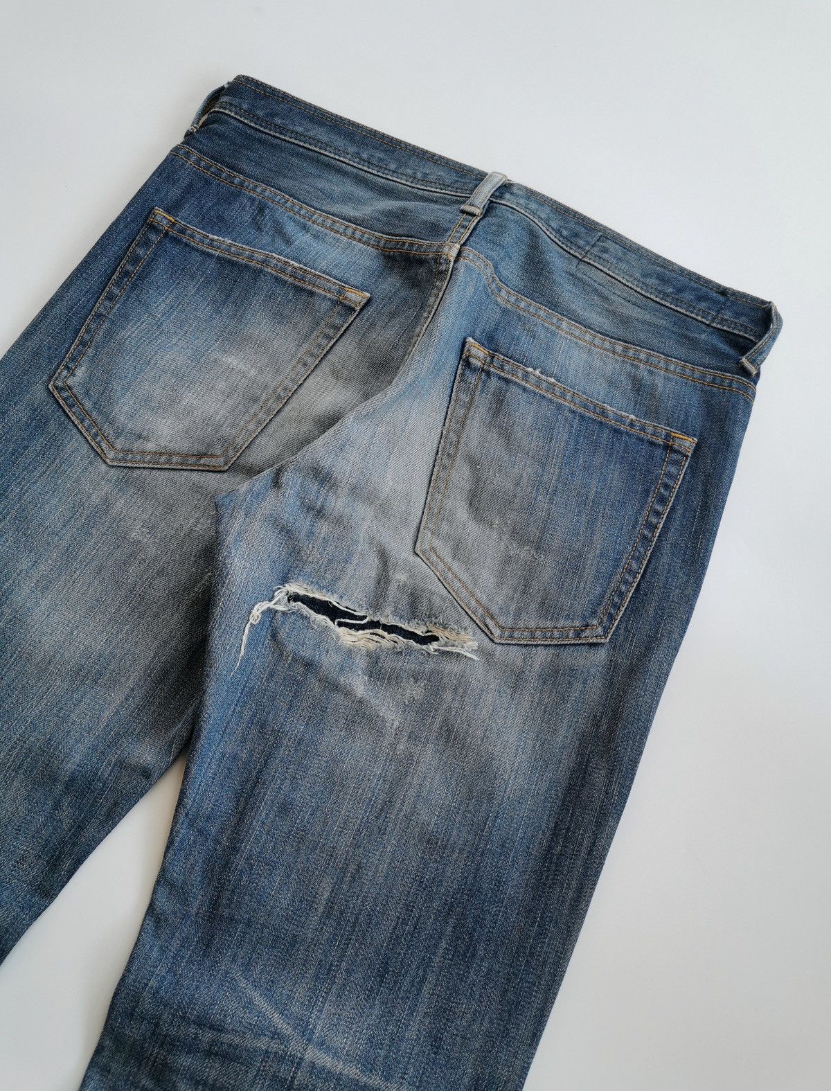 NANO universe × Number (N)ine Boro Distressed Nano Universe Denim Jeans Size US 29 - 7 Thumbnail
