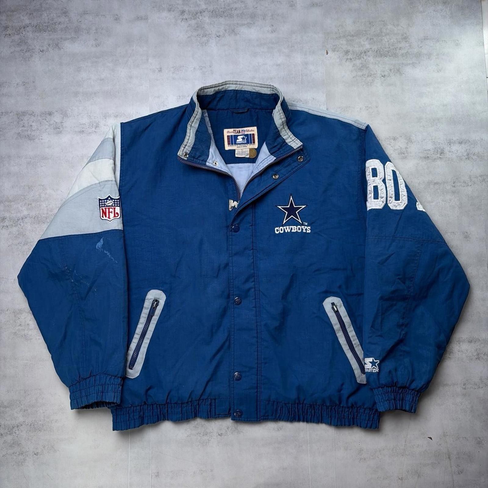 Starter Vintage 90s Starter Dallas Cowboys NFL Logo Puffer Jacket Size US L / EU 52-54 / 3 - 1 Thumbnail