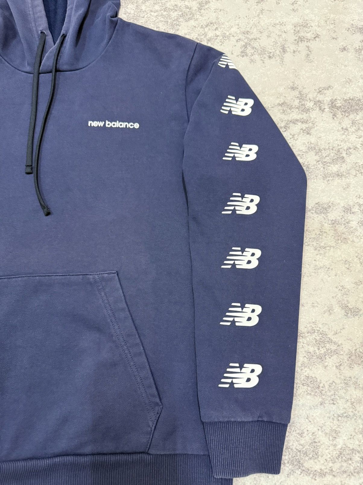 New Balance New Balance Graphic Sleeve Pullover Sweater Hoodie Size US S / EU 44-46 / 1 - 4 Thumbnail