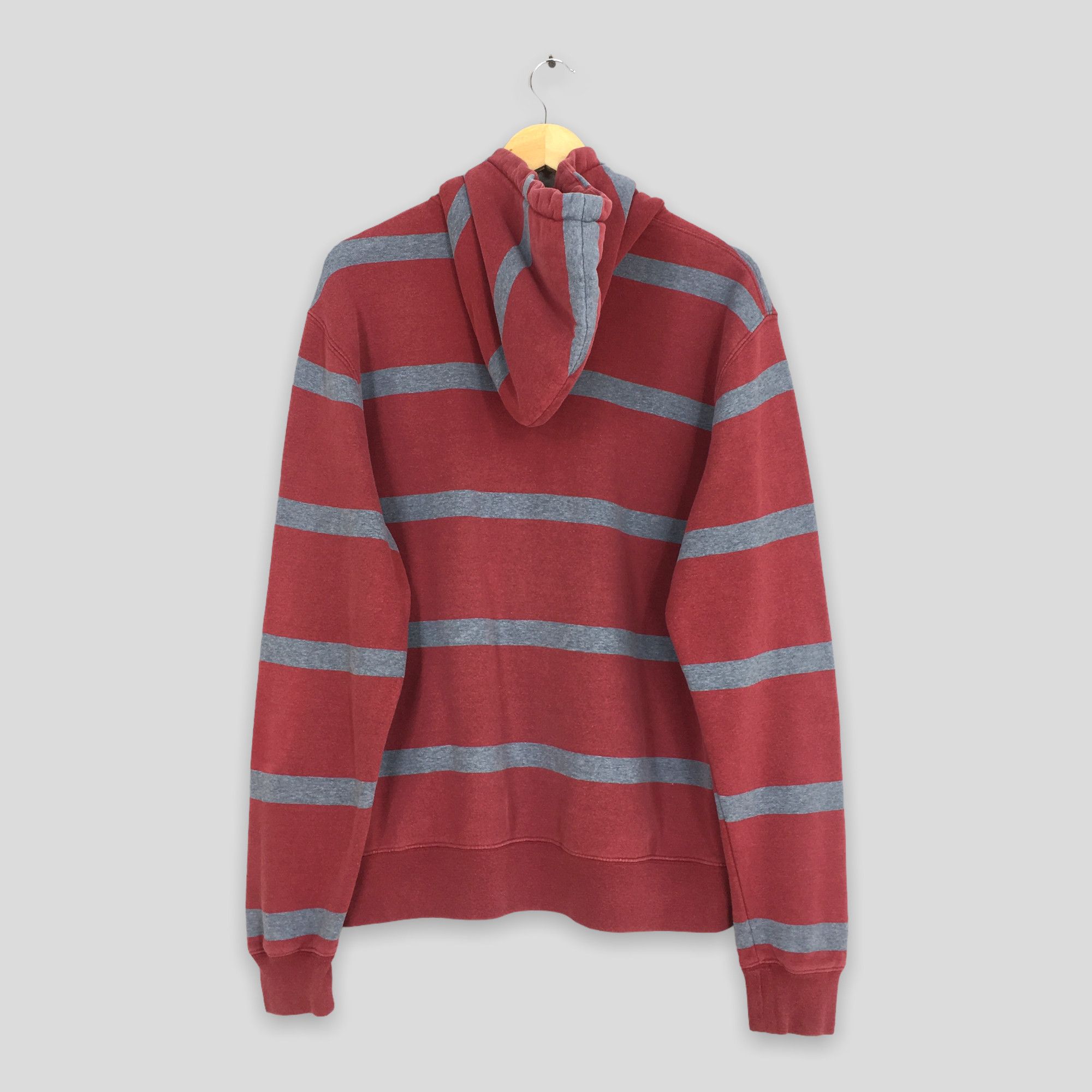 Tommy Hilfiger × Vintage Vintage 90's Tommy Hilfiger Stripes Zipper Hoodies Medium Size US M / EU 48-50 / 2 - 5 Thumbnail