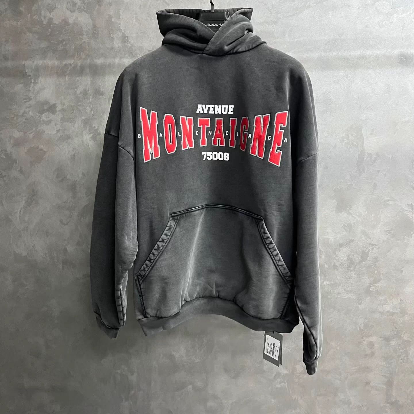Balenciaga Balenciaga Black Logo Hoodie -- New w/ Tags Size US XXS / EU 40 - 1 Thumbnail