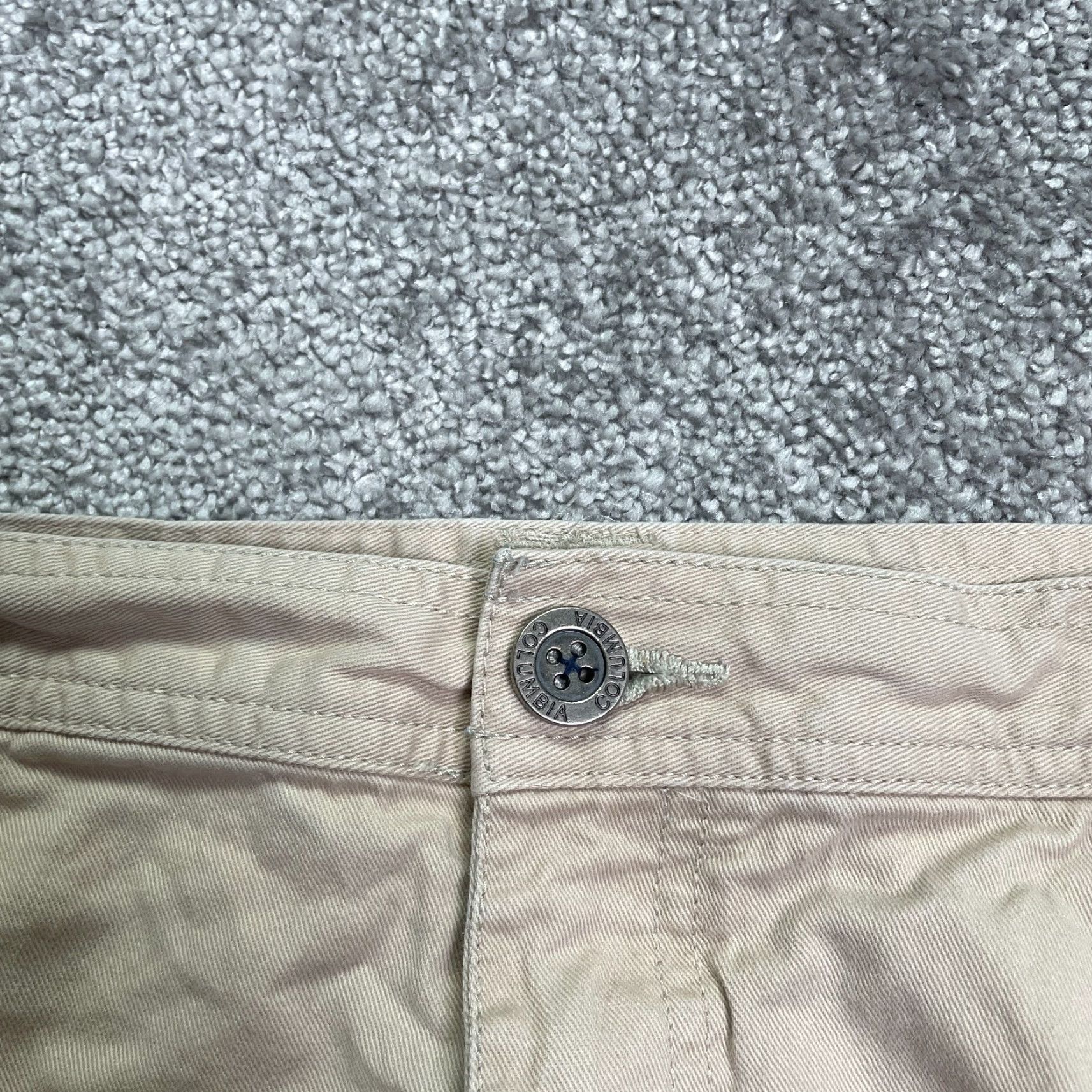 Vintage Columbia Cargo Shorts Men 32W 10L Beige Cotton Outdoor Casual Size US 32 / EU 48 - 3 Thumbnail