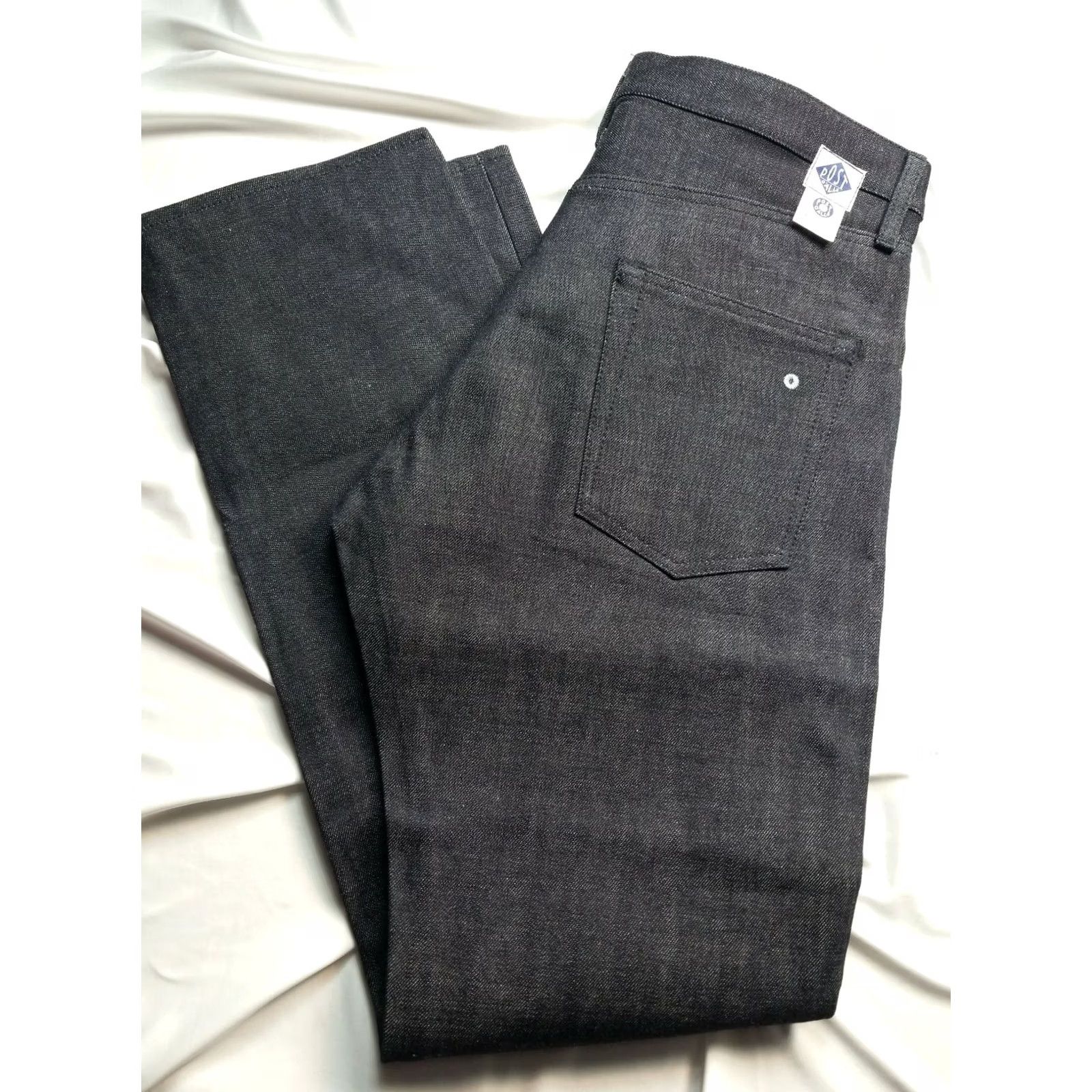 Denime Post O'Alls Denim Jean 32x33 Regular 100% Cotton Japanese Selvedge Straight Zip Pocket Men Blue Vintage NWOT / Raw Wash Size US 32 / EU 48 - 2 Thumbnail