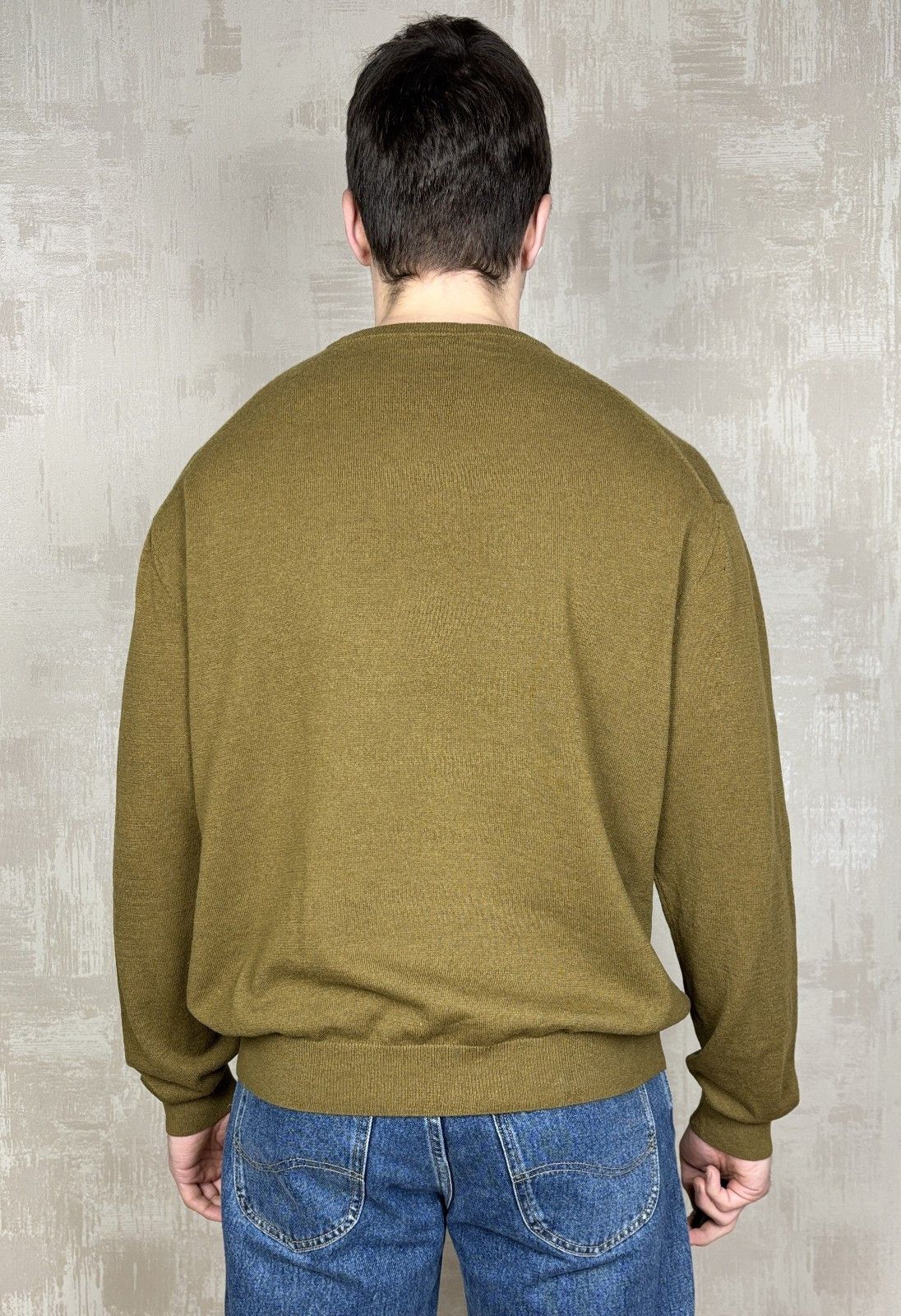 Lacoste Lacoste Wool Sweater Crew Neck Size XL-XXL Olive Green Size US XL / EU 56 / 4 - 10 Thumbnail