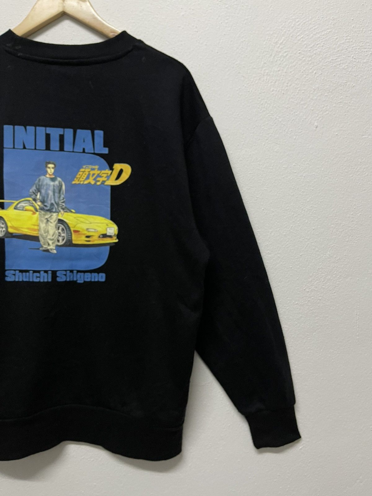 Anime × Japanese Brand × Vintage 2000s INTIAL D SHUICHI SHIGENO CREWNECK RARE Size US L / EU 52-54 / 3 - 9 Thumbnail