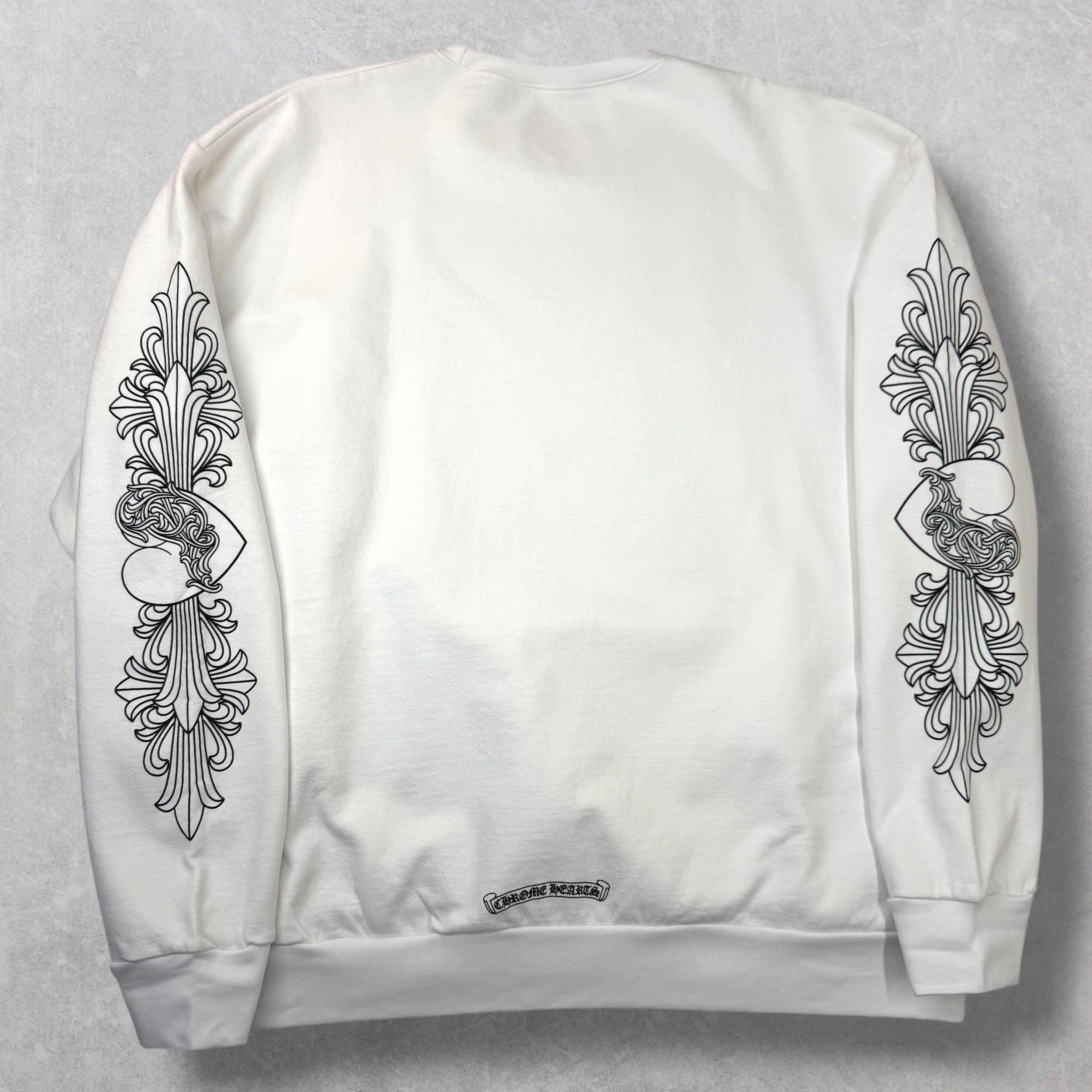 Chrome Hearts Chrome Hearts Love You Floral Crewneck XL Size US XL / EU 56 / 4 - 3 Thumbnail