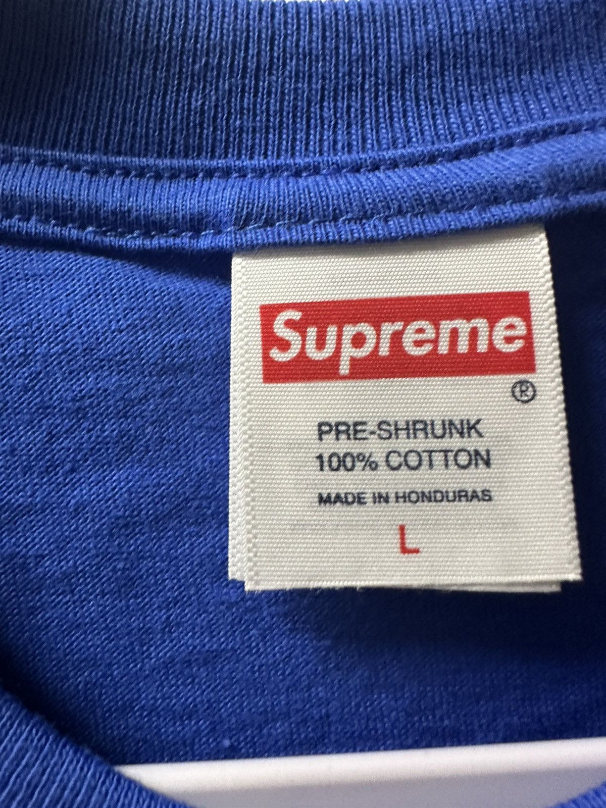 Supreme Supreme 2025 Christmas Tee ‘Blue’ Size US L / EU 52-54 / 3 - 3 Thumbnail