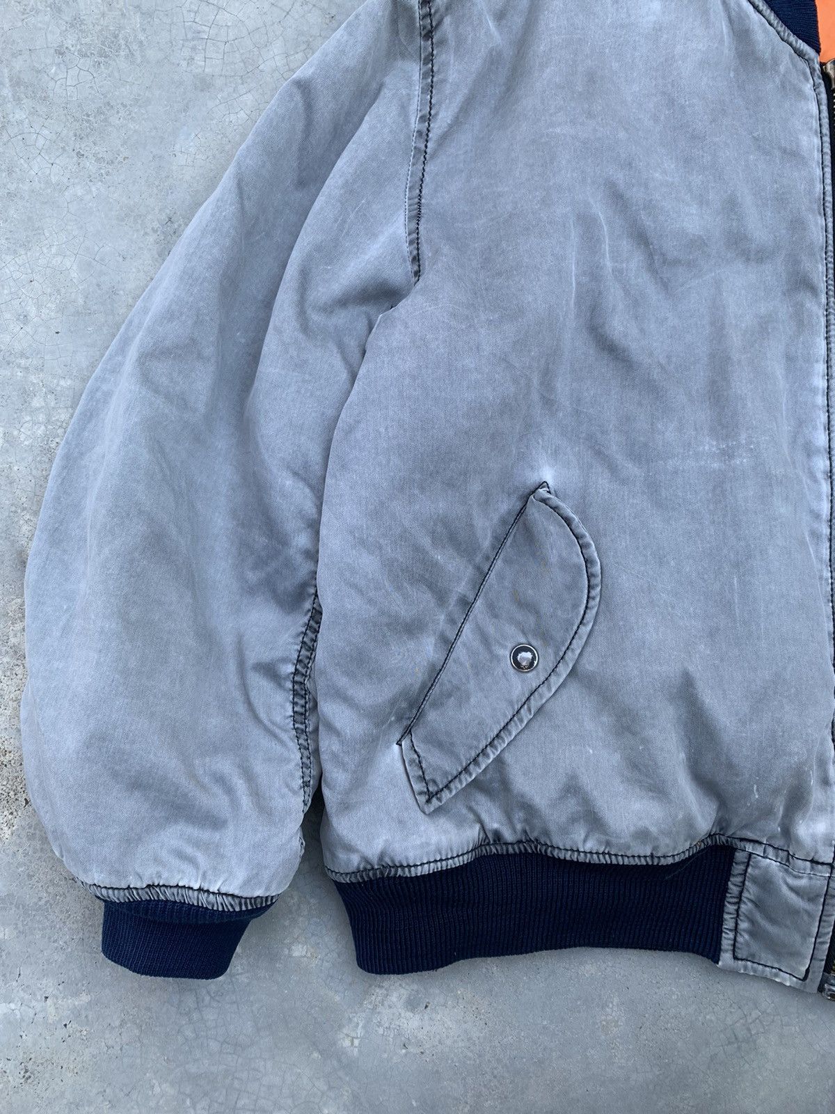 Vintage 🫐 Faded Ma-1 Bomber Jacket Size US M / EU 48-50 / 2 - 10 Thumbnail