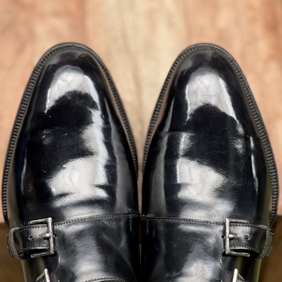 John Lobb John Lobb "Naseby" Double Monk Strap Size US 8 / EU 41 - 6 Thumbnail