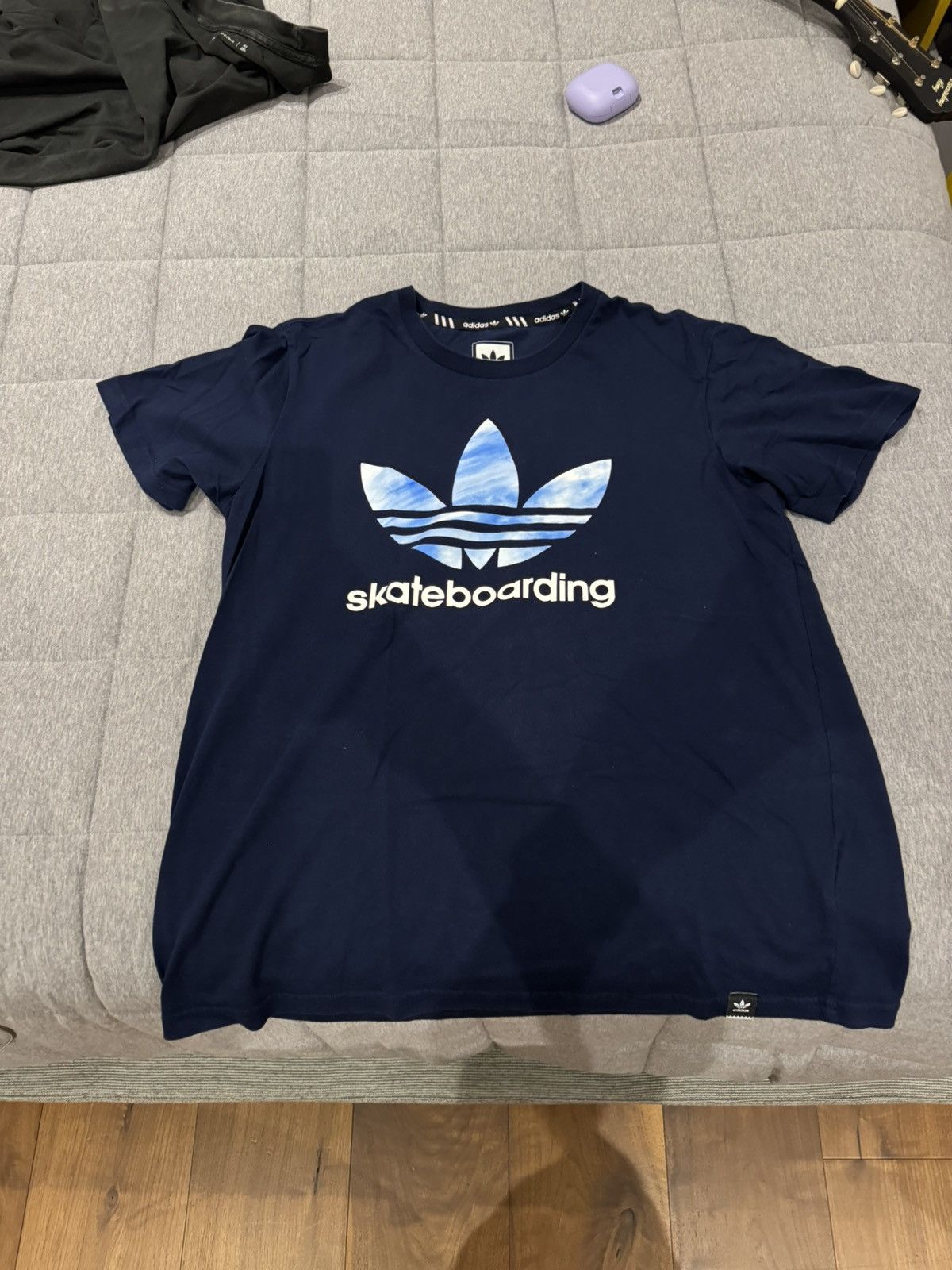 Adidas VINTAGE ADIDAS SKATEBOARDING LOGO TEE Size US L / EU 52-54 / 3 - 1 Thumbnail