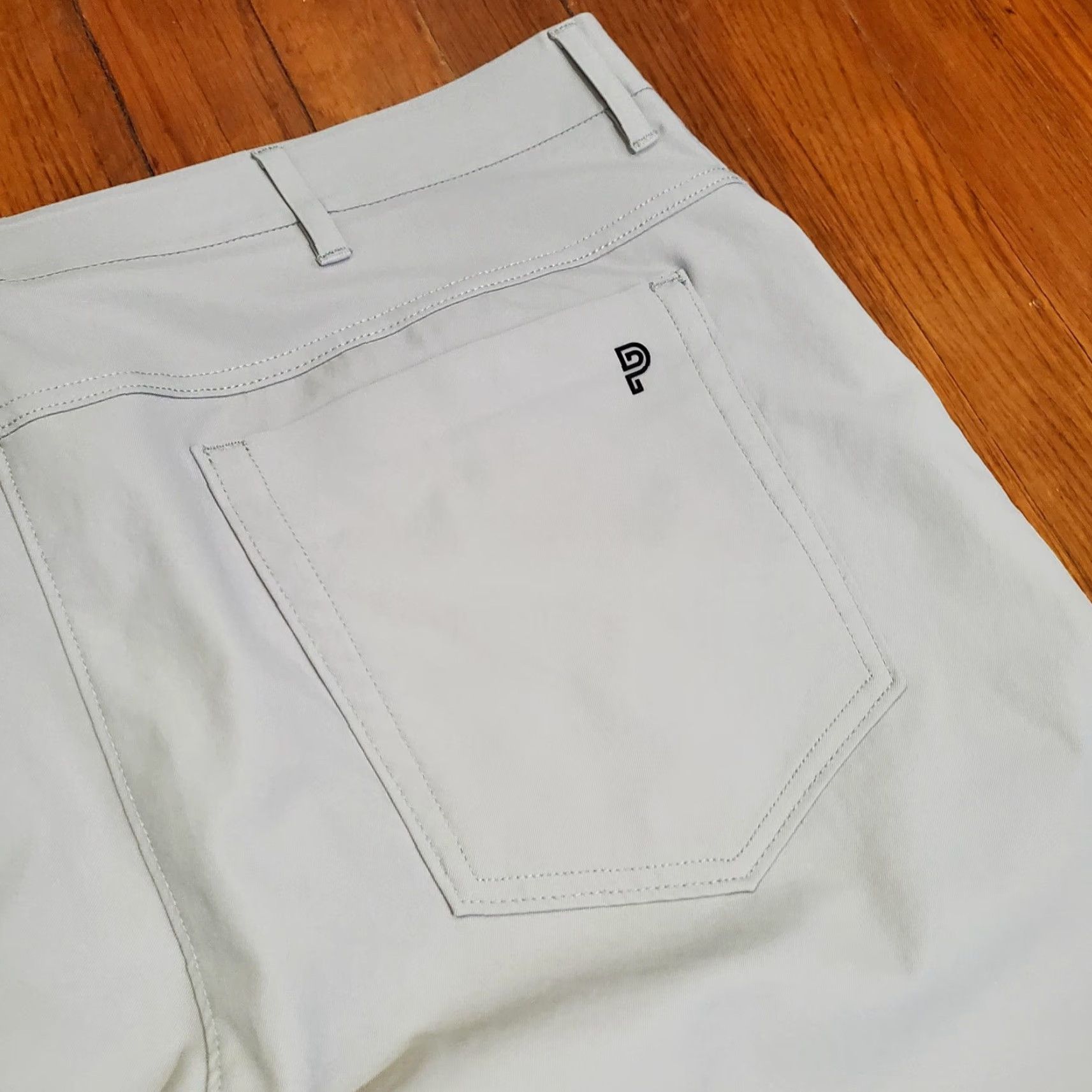 Vintage Public Rec Pants Mens 38x34 Gray Lightweight Chino 5 Pocket Travel Casual Tech Shirt Size US 38 / EU 54 - 4 Thumbnail