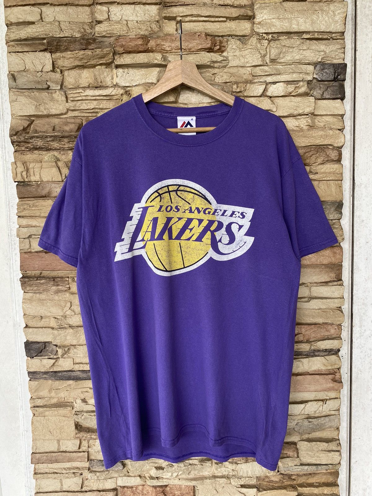 Vintage Vintage NBA Lakers Los Angeles Tees Size US L / EU 52-54 / 3 - 1 Thumbnail
