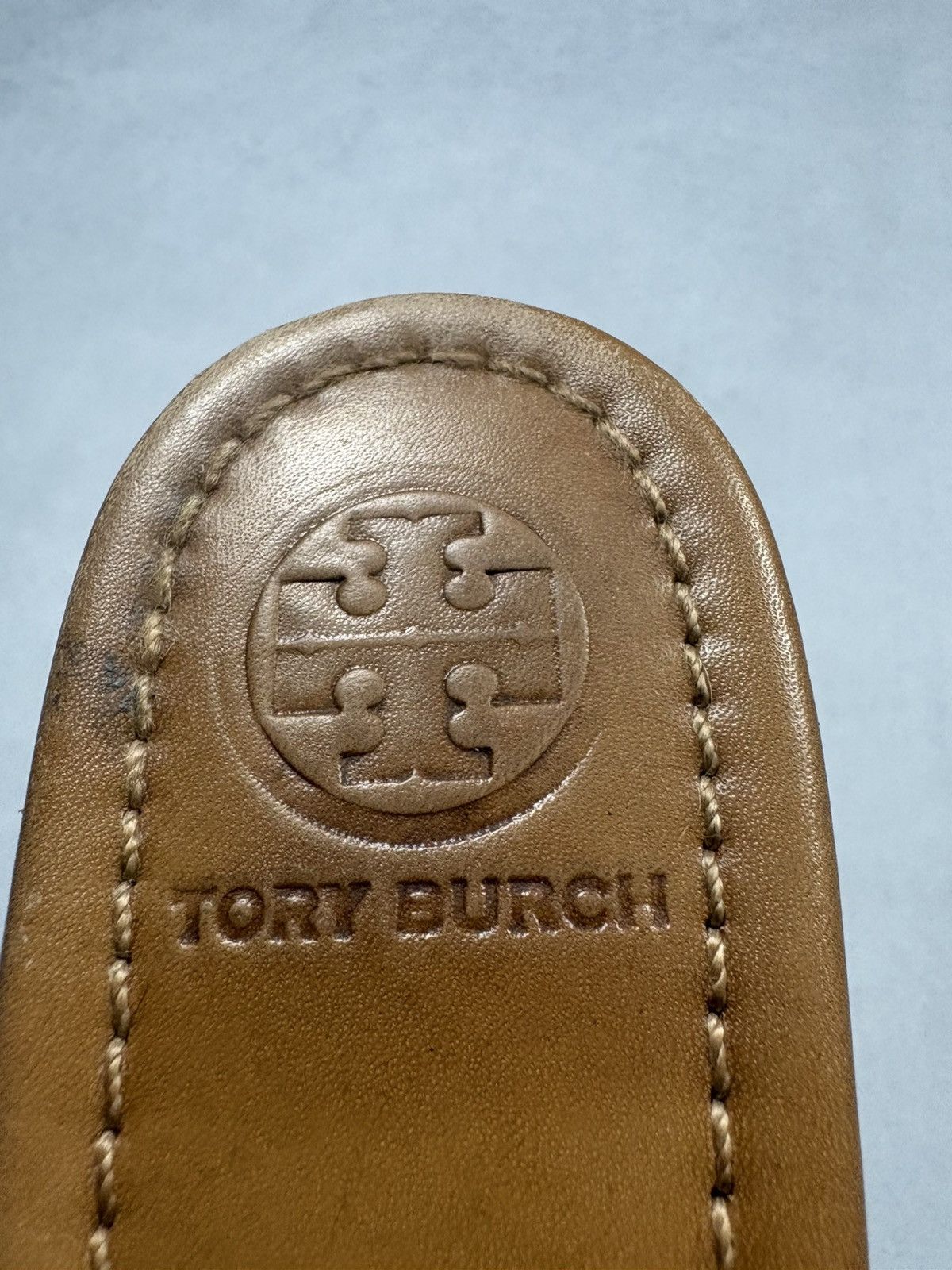 Tory Burch Tory Burch Miller Logo Sandals Brown Leather Thong Flats 8.5 Size US 8.5 / IT 38.5 - 4 Thumbnail