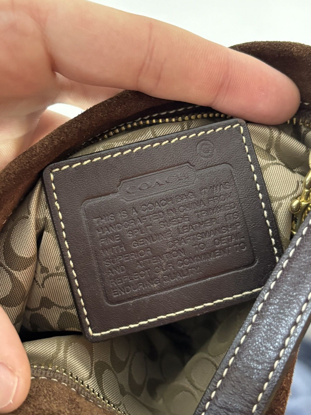Coach Coach Suede Mini bag Size ONE SIZE - 8 Thumbnail