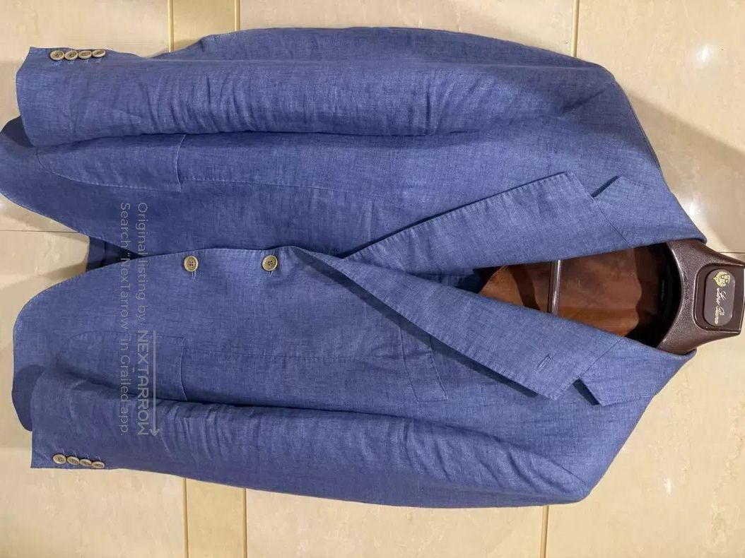 Loro Piana Loro Piana Men's Linen Suit 100% Linen Size 48L - 1 Thumbnail