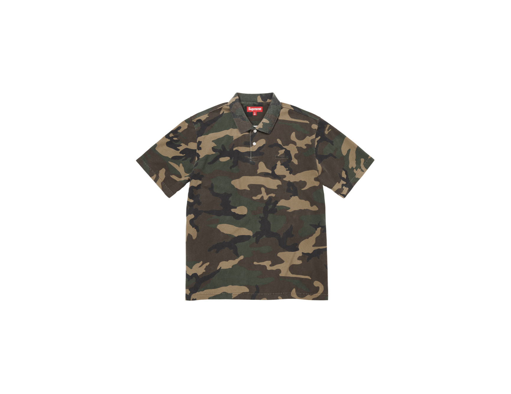 トップス Supreme Washed Camo Polo \"Snow Camo\" Buy Supreme Washed Camo Polo 'Snow Camo' - SS25KN96 SNOW