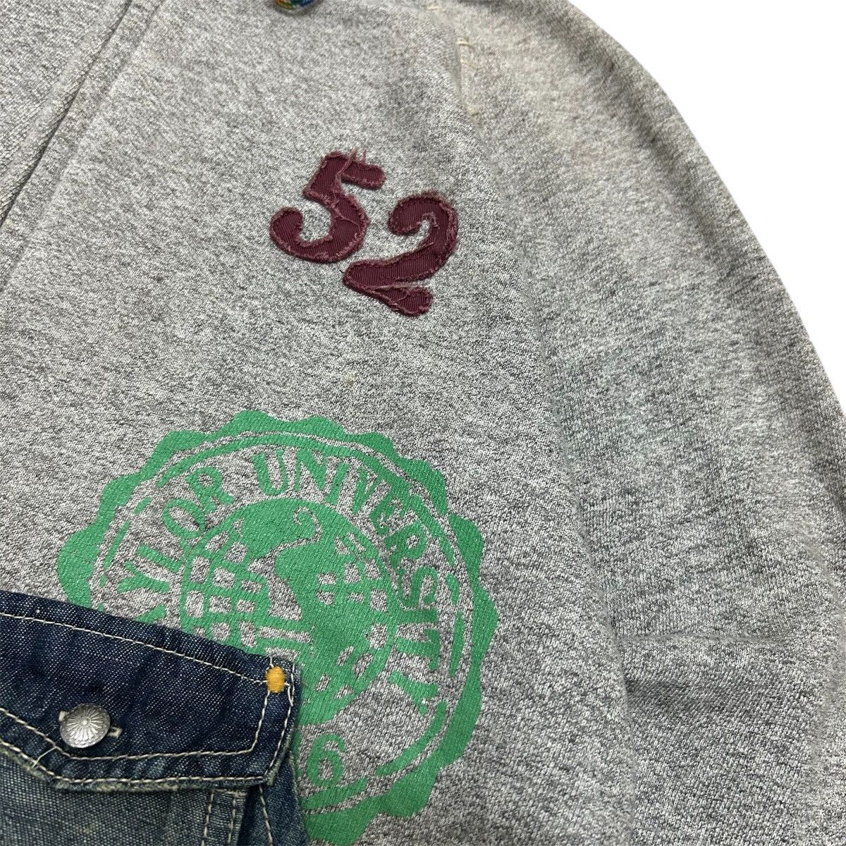 Japanese Brand Vintage Japanese Cube Sugar Workwear Patches Pockets Hoodie Size US M / EU 48-50 / 2 - 4 Thumbnail