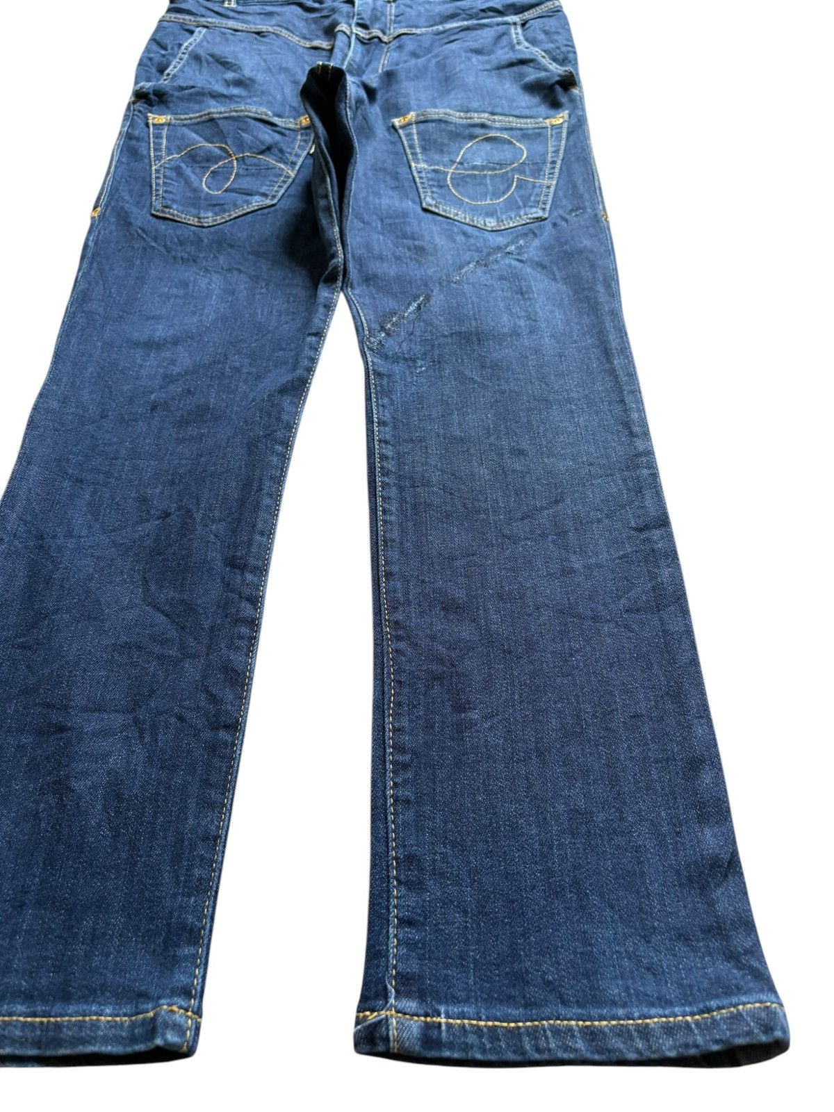 Issey Miyake × Japanese Brand × mercibeaucoup Vintage Mercibeaucoup Bush Pant Blue Wash Jeans Size US 32 / EU 48 - 7 Thumbnail
