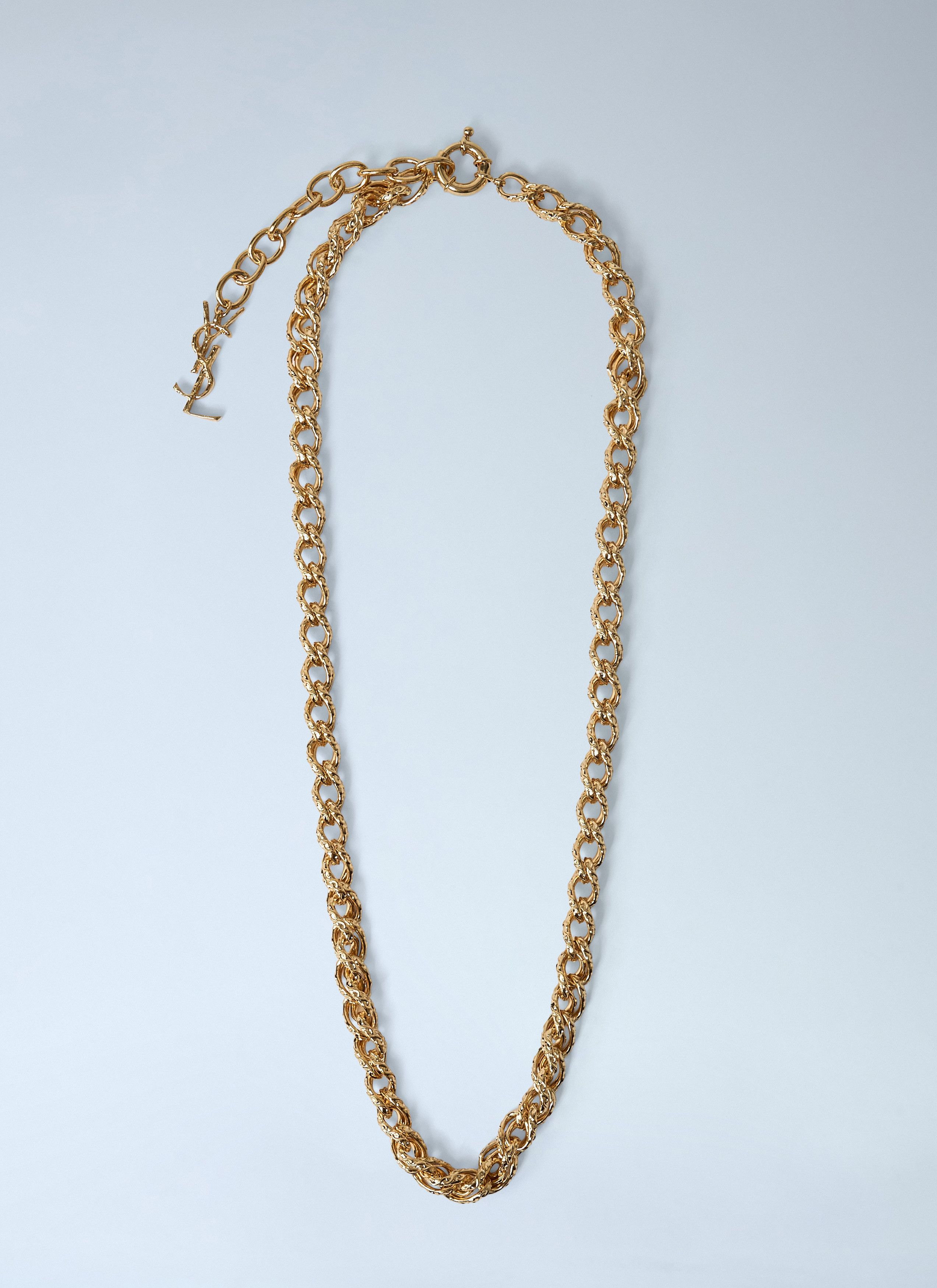 Saint Laurent Paris Rope Chain Necklace Size ONE SIZE - 1 Thumbnail