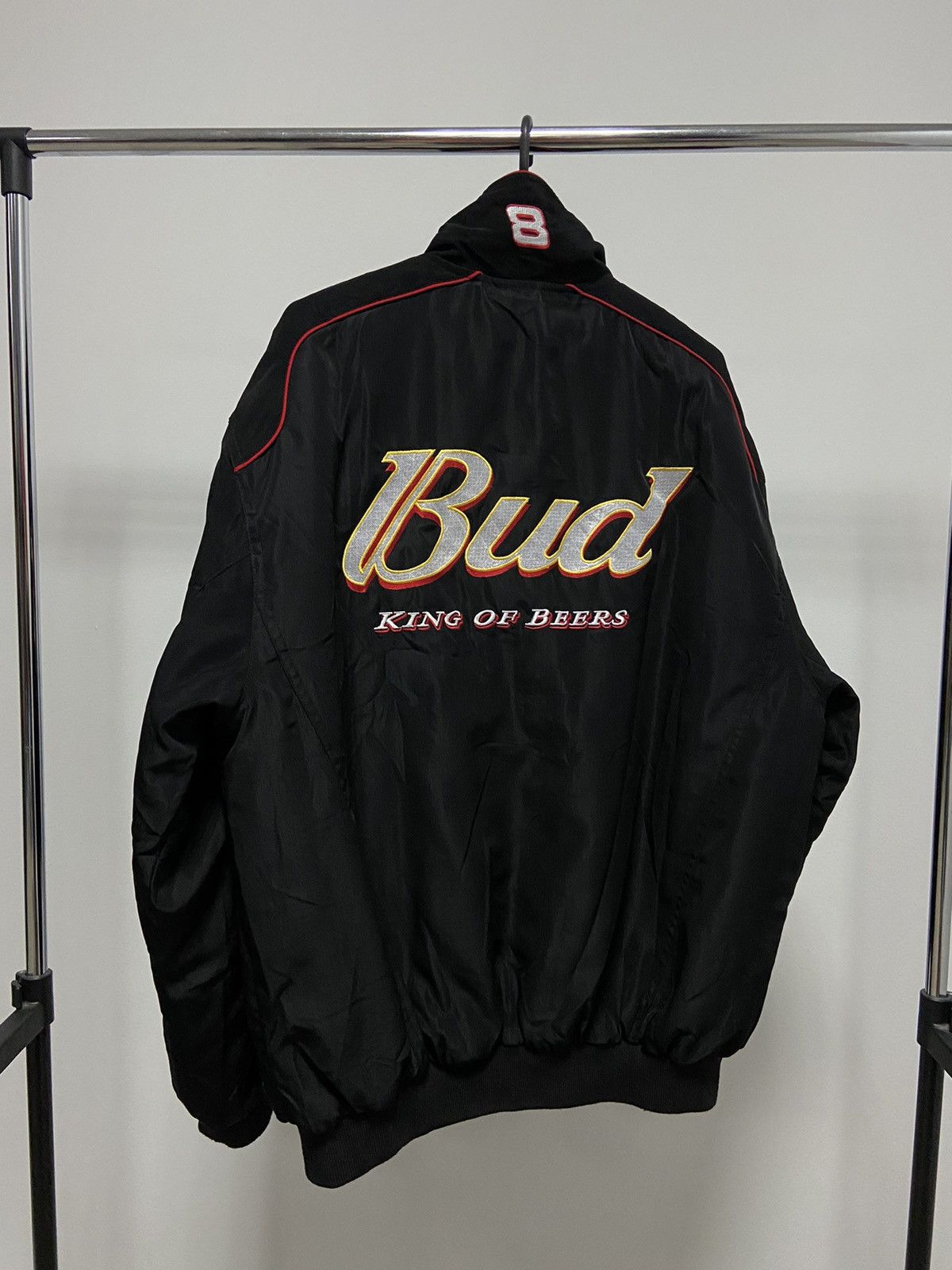 Budweiser × Vintage Budweiser Bud Racing Jacket Vintage Big Logo nascar Size US XXL / EU 58 / 5 - 2 Thumbnail
