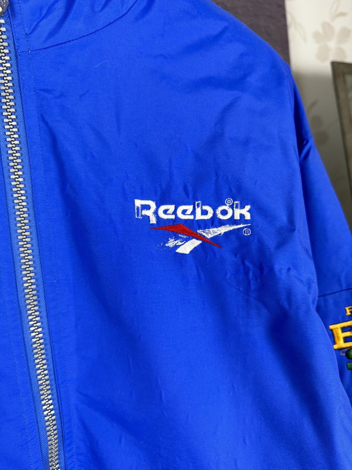 Reebok Vintage 90s Reebok 'Fun Explosion' Blue Jacket Embroidered Size US M / EU 48-50 / 2 - 5 Thumbnail