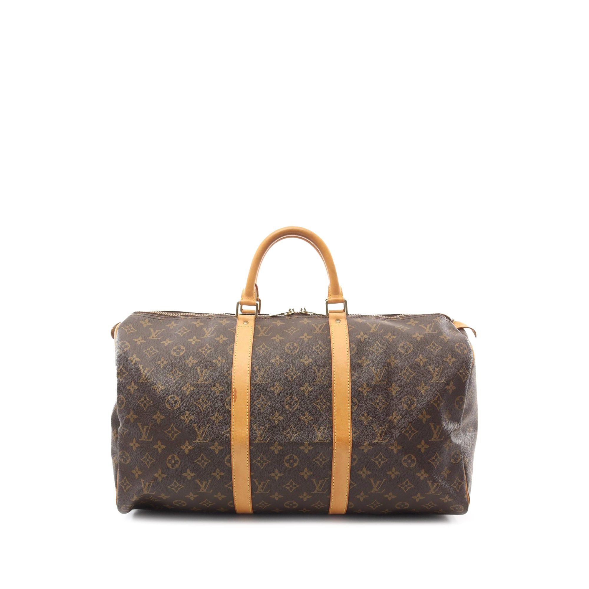 Louis Vuitton Louis Vuitton Monogram Keepall 50 Brown Size ONE SIZE - 1 Thumbnail