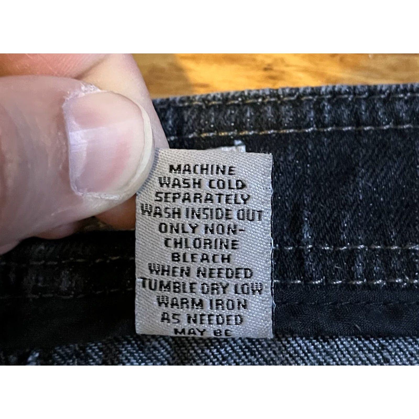 Vintage Chico's Platinum Jeans Women's 1.5 Regular Black Denim 27 Inseam 30" Waist 27" 5-Pocket Stretch Size 26" / US 2 / IT 38 - 6 Thumbnail