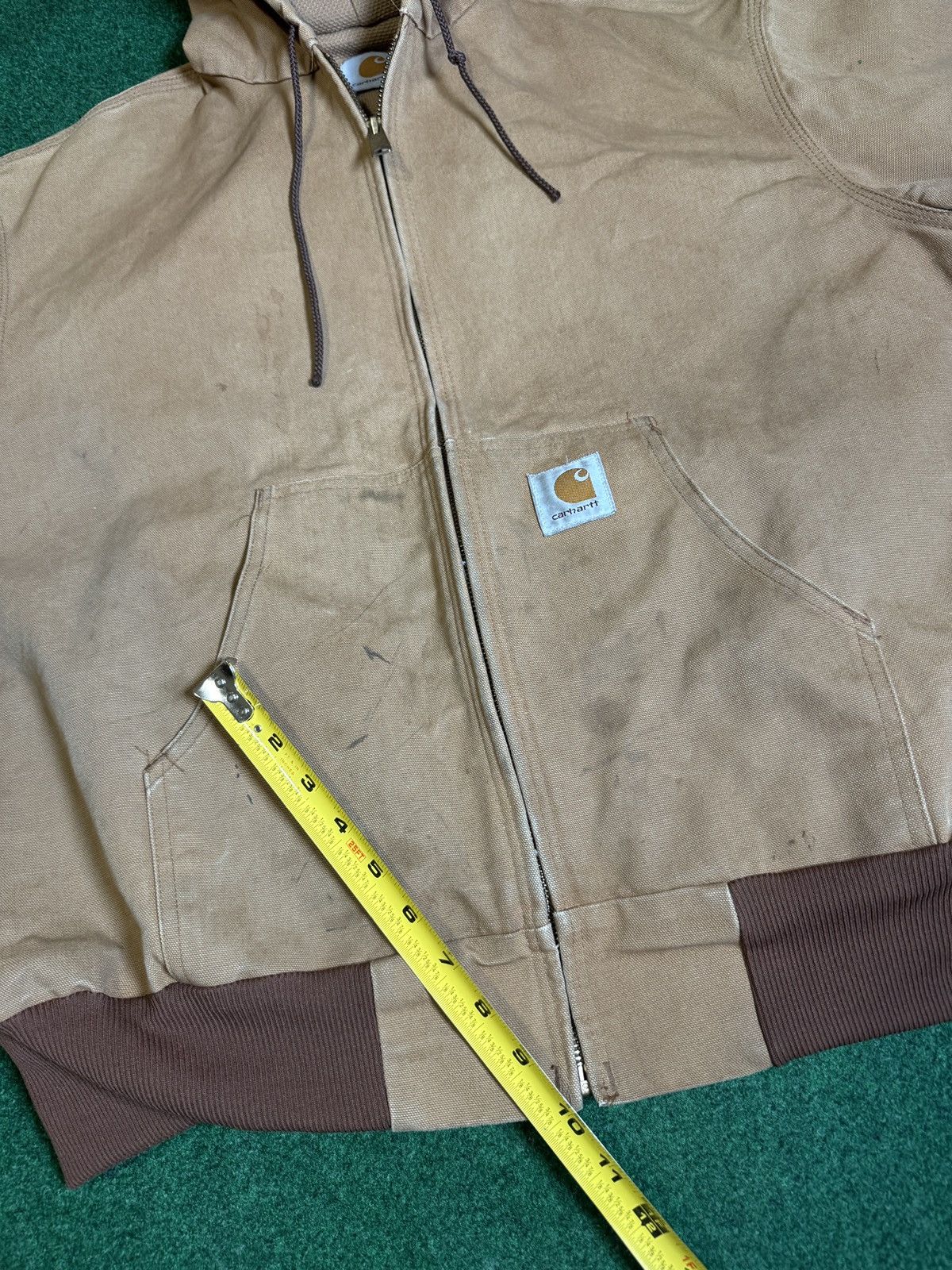 Carhartt × Vintage Vintage 90s Carhartt Work Quick Duck Beige Tan Jacket Size US XL / EU 56 / 4 - 6 Thumbnail