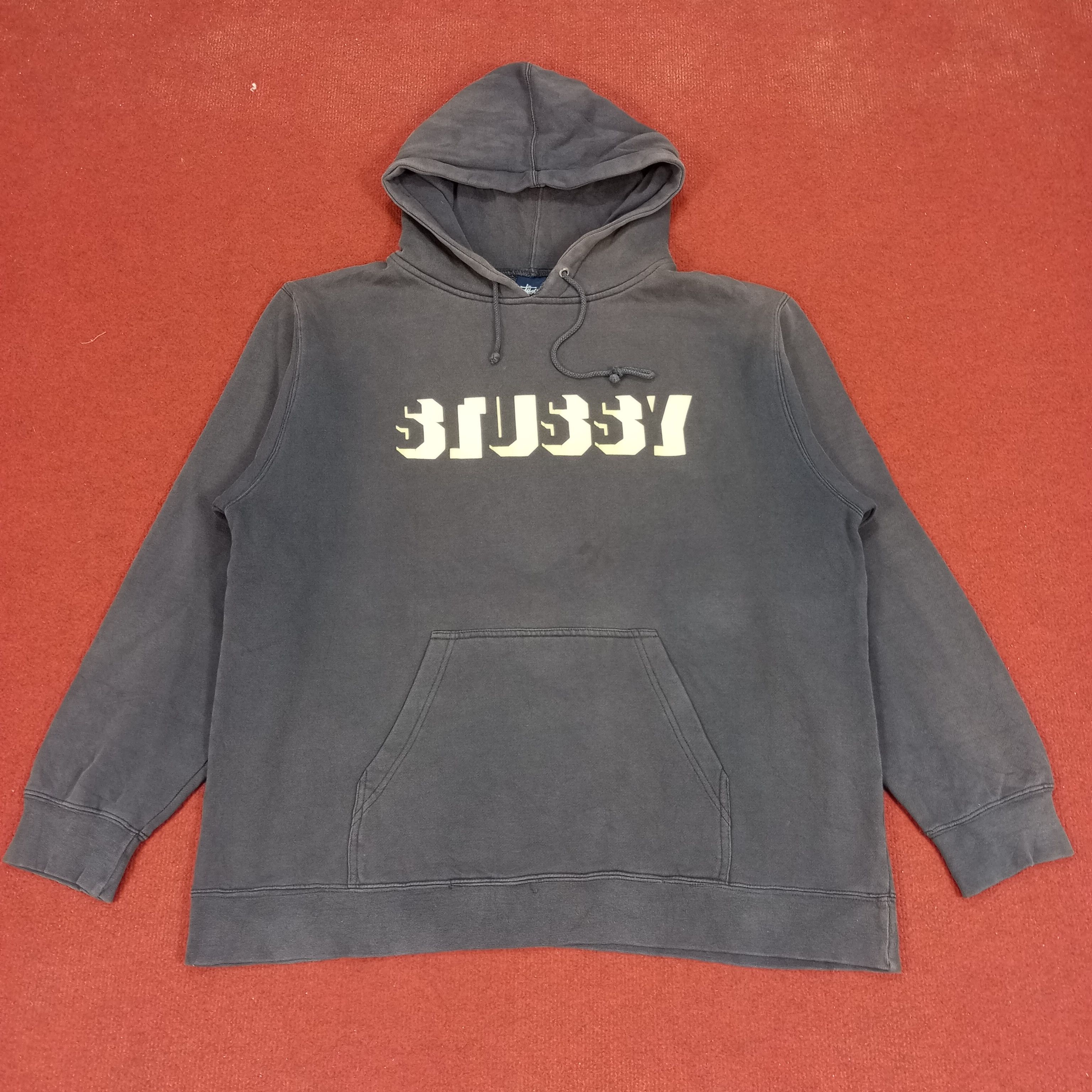 Stussy × Vintage Stussy Streetwear Style Custom Art Logo Style Hoodies Size US XL / EU 56 / 4 - 1 Thumbnail
