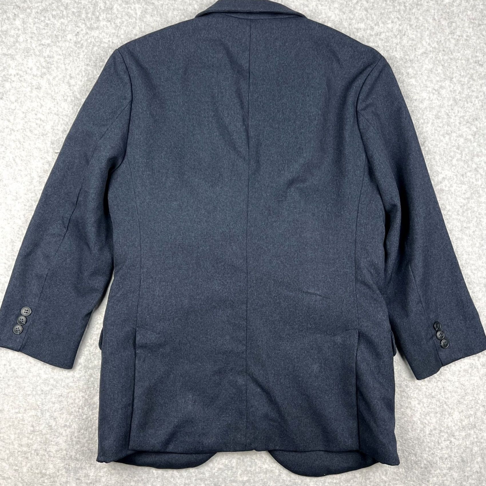Vintage Bluffworks Gramercy Performance Stretch Blazer Sport Coat 38R Slim Men Blue READ Size 38R - 2 Thumbnail