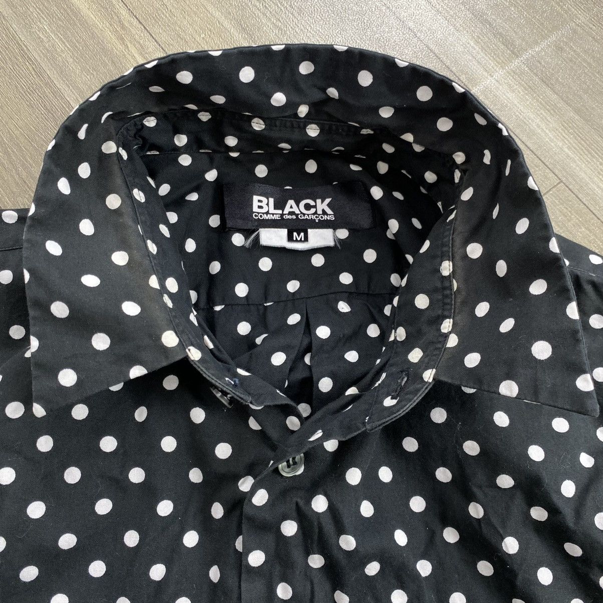 Comme des Garcons Homme 🇯🇵 AD2008 Comme des Garcons Homme CDG Polkadot Black Shirt Size US M / EU 48-50 / 2 - 14 Thumbnail