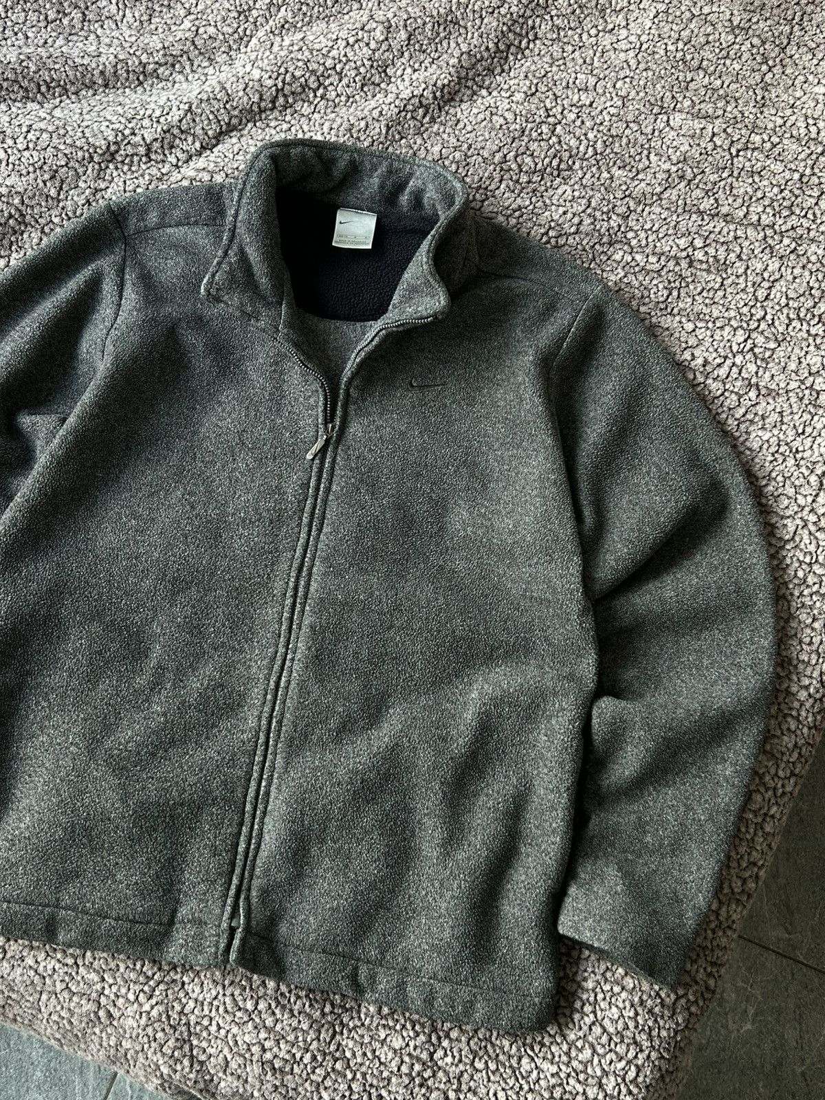 Nike Vintage fleece Nike swoosh zip sweatshirt small Size US S / EU 44-46 / 1 - 8 Thumbnail