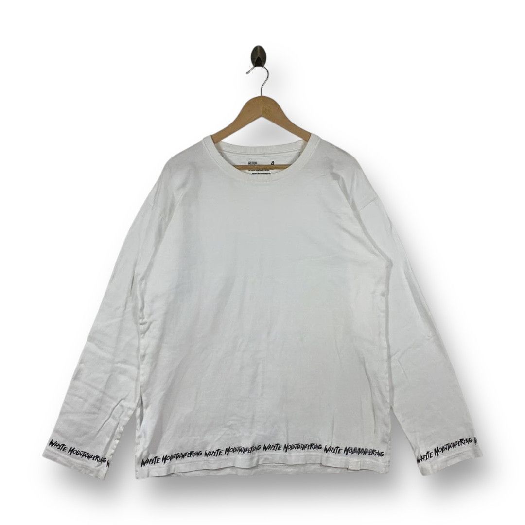 White Mountaineering White Mountaineering 2017AW Logo Hem Long Sleeve Shirt Size US L / EU 52-54 / 3 - 1 Thumbnail