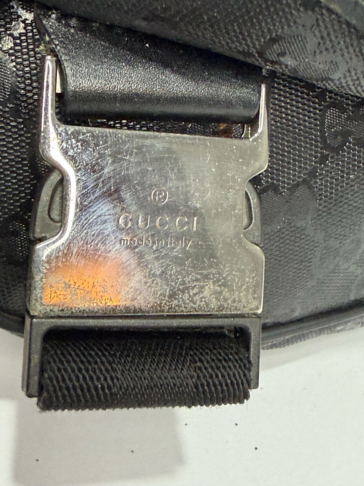 Gucci Gucci Double Buckle Mens Messenger Bag GG Imprime Medium Size ONE SIZE - 6 Thumbnail