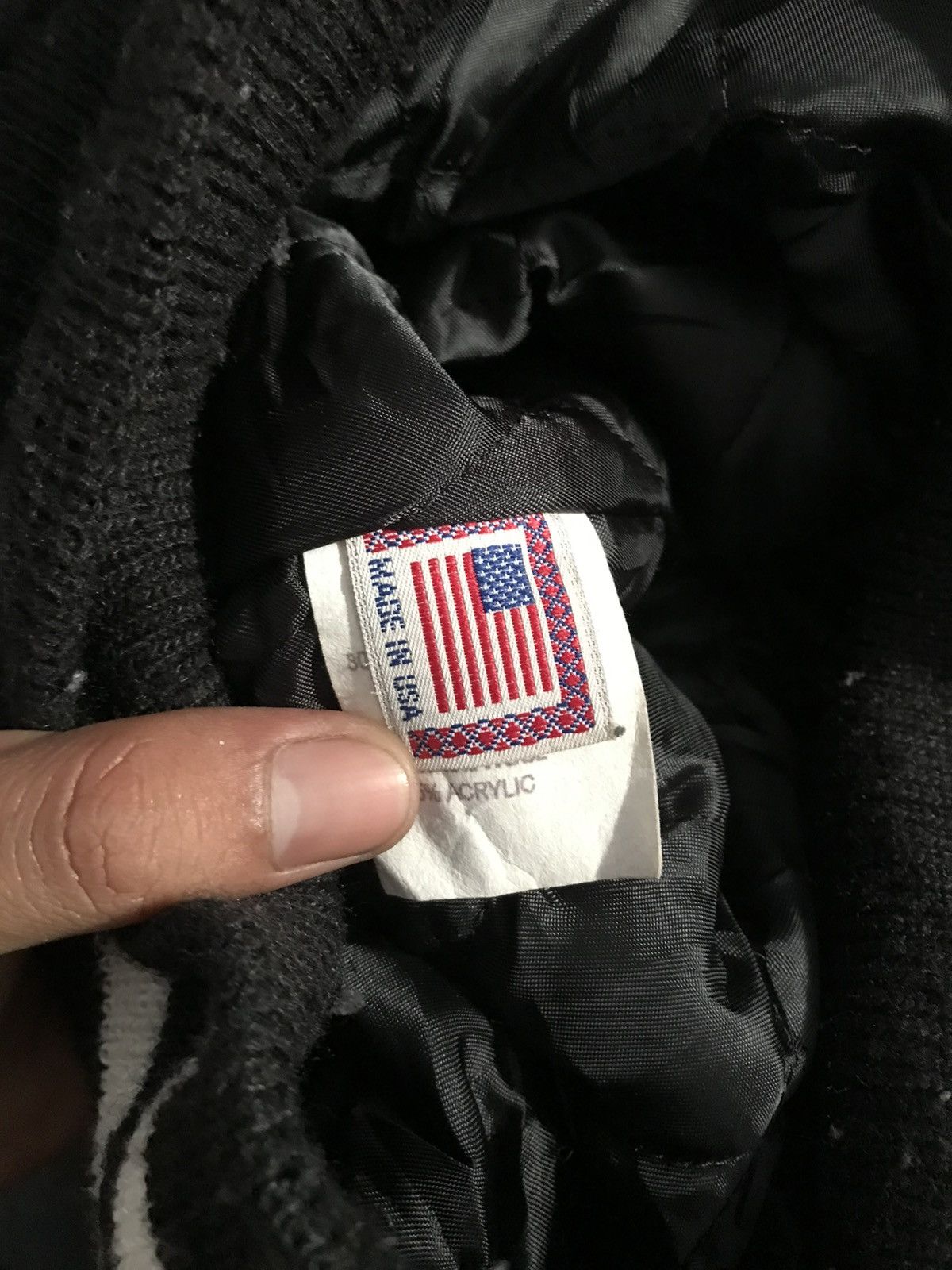 Vintage PLAIN VINTAGE BLACK VARSITY MADE IN USA Size US M / EU 48-50 / 2 - 7 Thumbnail