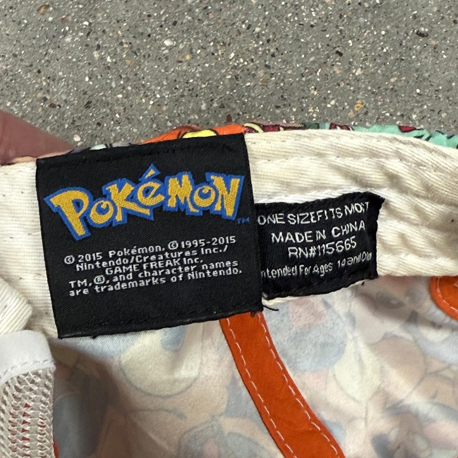 Pokemon Pokemon AOP Lightweight Kids Hat One Size Snapback Size US XXS / EU 40 - 5 Thumbnail