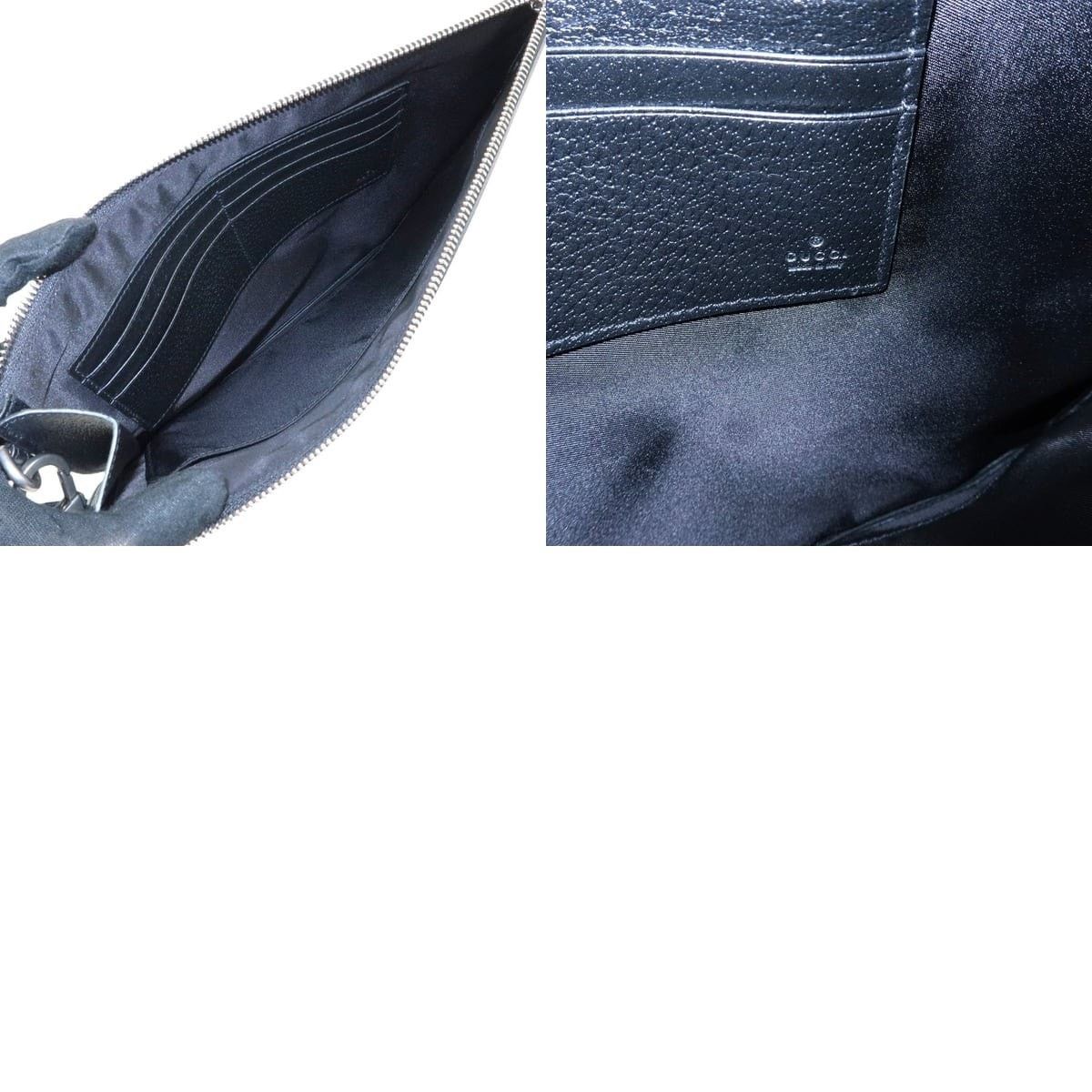 Gucci Gucci Off The Grid GG Nylon Leather Clutch Black Size ONE SIZE - 5 Thumbnail