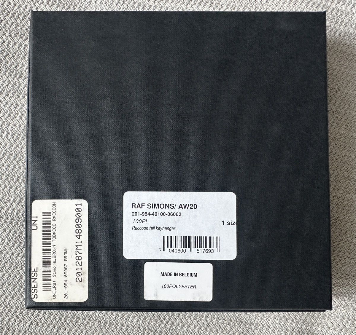 Raf Simons Raccoon Tail Keychain Size ONE SIZE - 4 Thumbnail