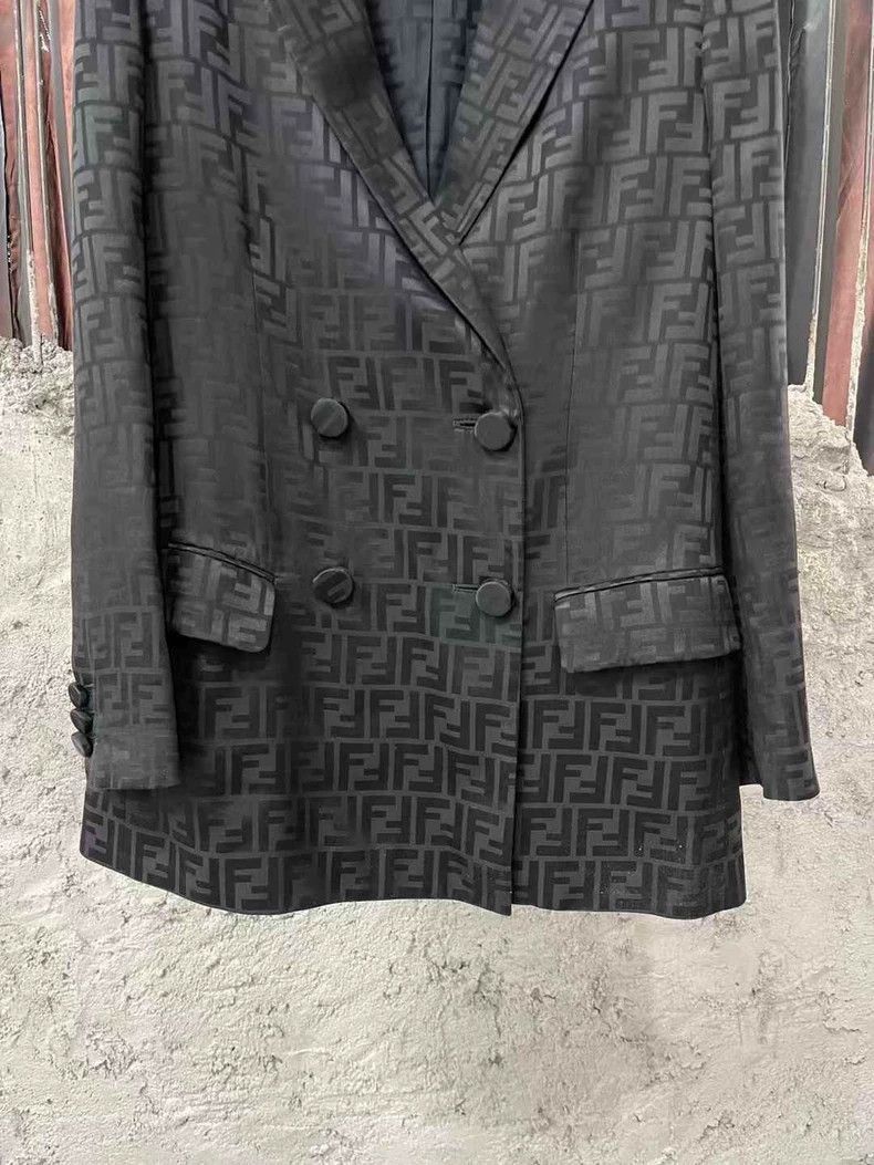 Fendi Fendi Monogram Printed Blazer Jacket Size US M / EU 48-50 / 2 - 4 Thumbnail