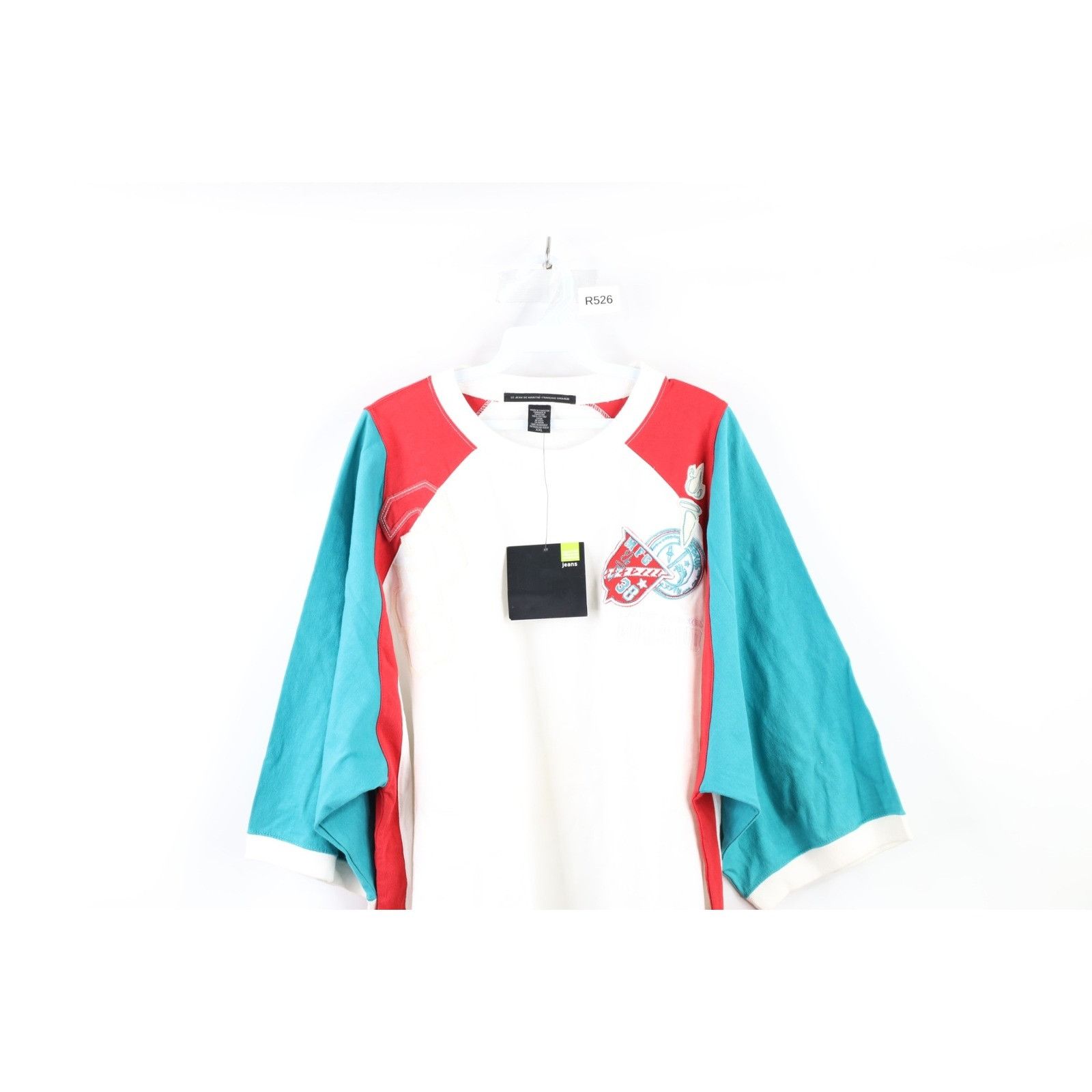 Marithe + Francois Girbaud × Vintage NOS Vintage 90s Marithe Francois Girbaud Torch T-Shirt Size US XXL / EU 58 / 5 - 2 Thumbnail