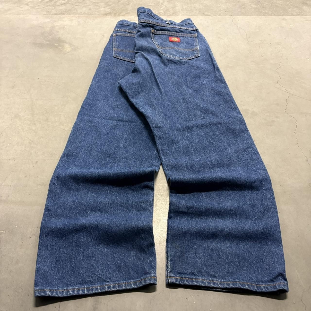 Dickies Crazy Vintage Y2K/2000s Baggy Dickies Skater Style Medium Blue Wash Denim Jeans! Size US 38 / EU 54 - 5 Thumbnail