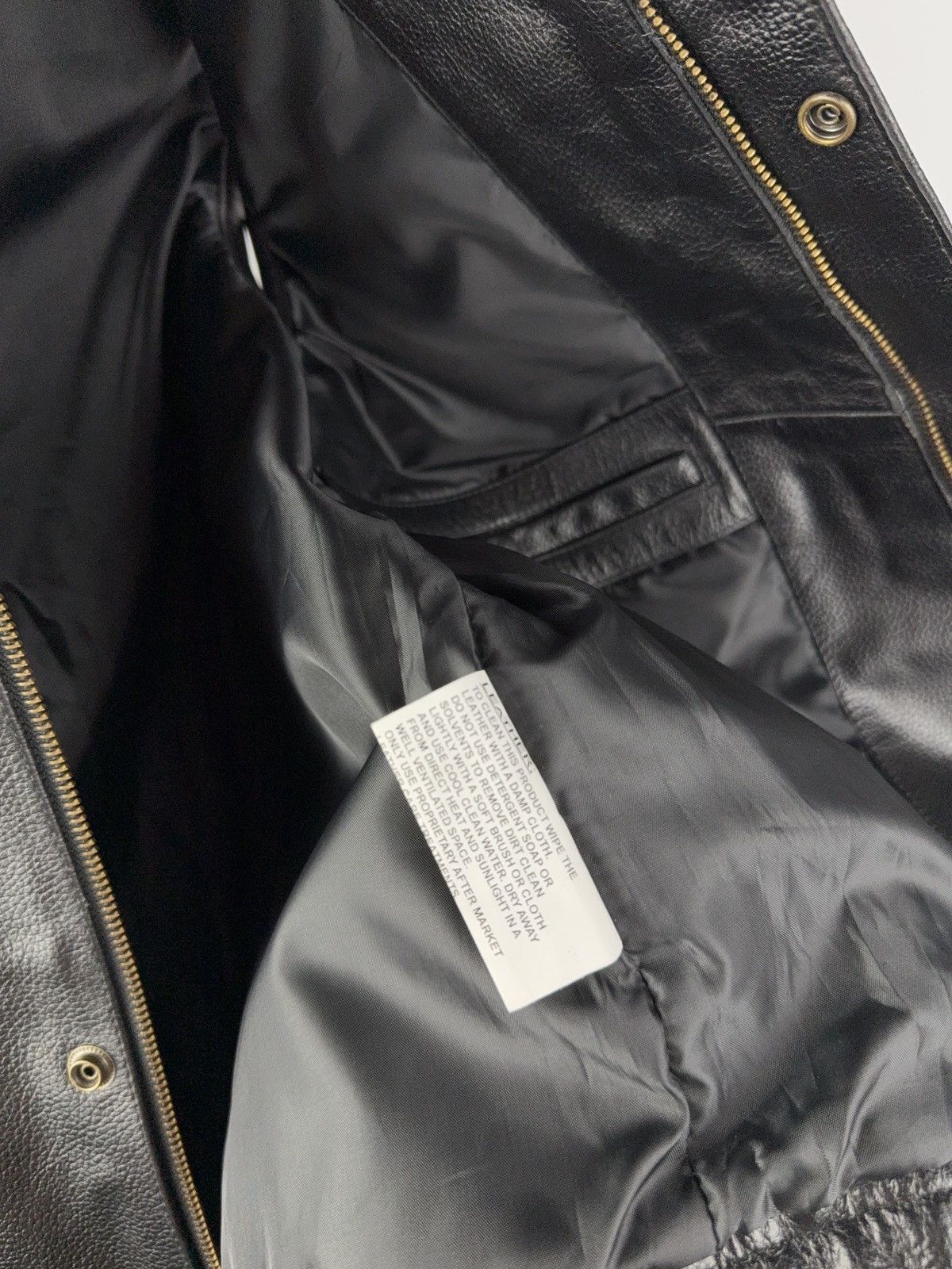 Leather Vintage 90s Genuine Leather MOTO Vest Rock Punk Rick Chrome Size US XL / EU 56 / 4 - 13 Thumbnail