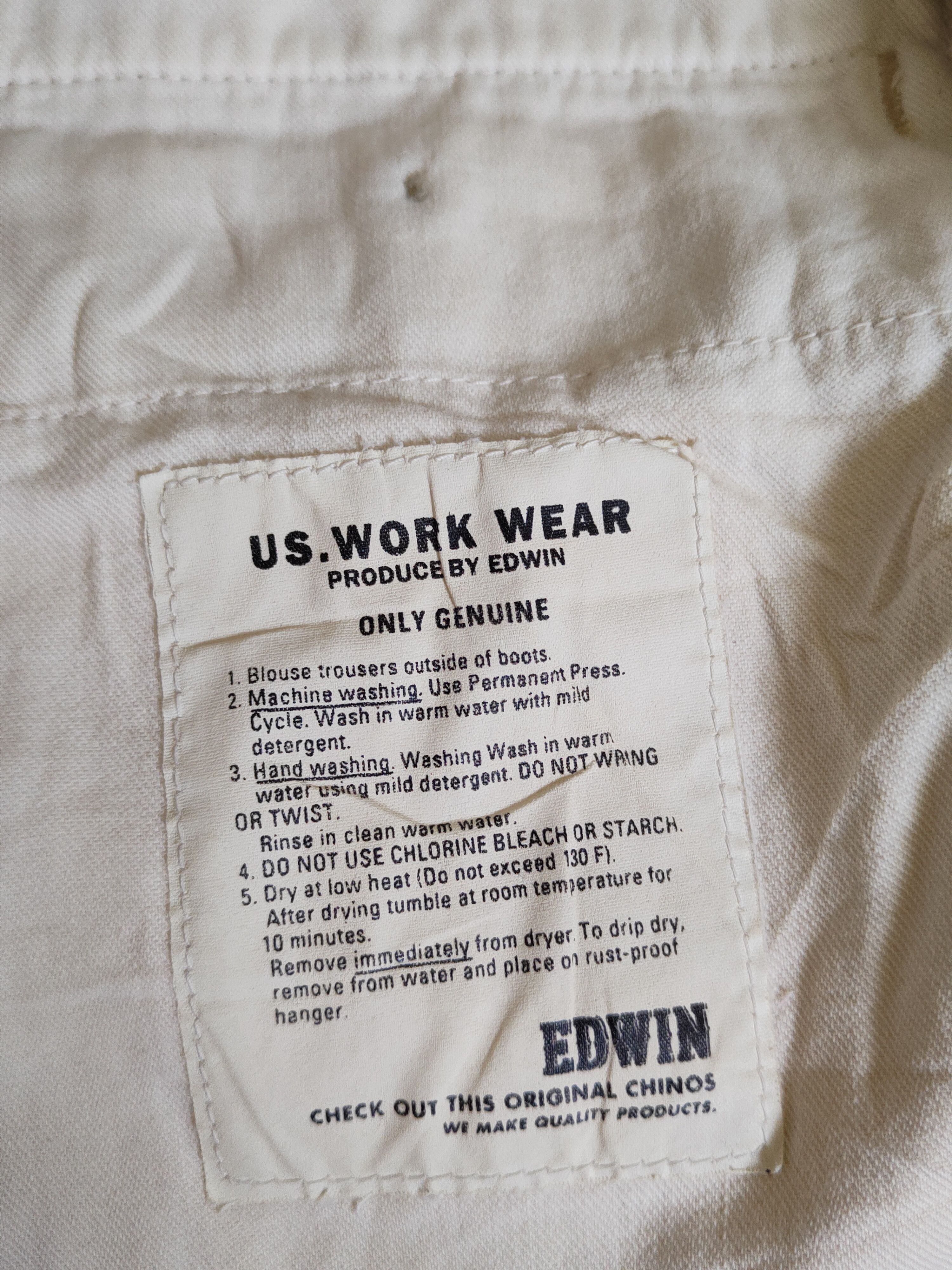 Edwin Edwin Beige military vintage Casual Pants #S1392 Size US 30 / EU 46 - 14 Thumbnail