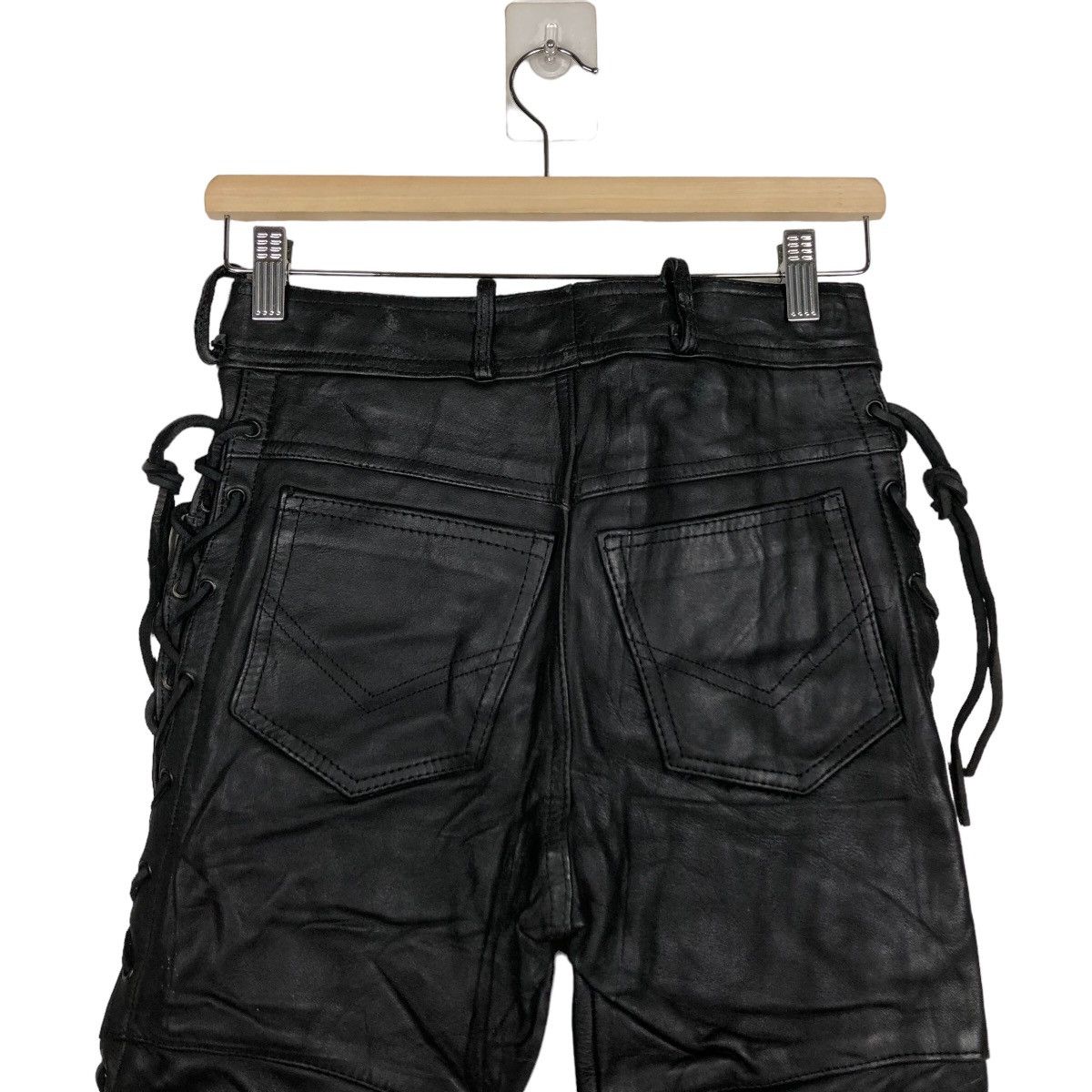 Genuine Leather Rare Bondage Riot Riot Genuine Leather Pants Easy Rider Usa Size US 28 / EU 44 - 8 Thumbnail