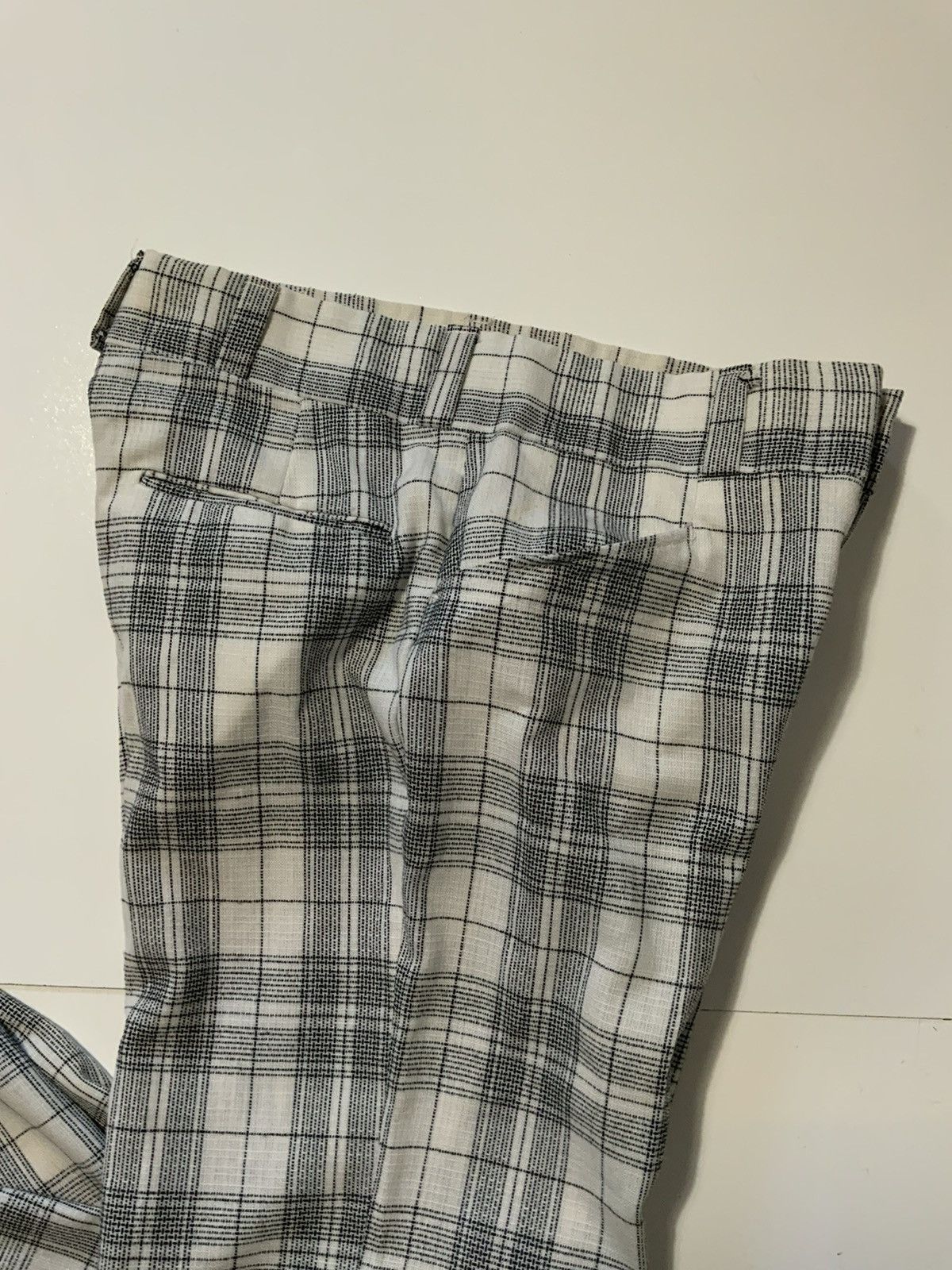 Vintage 70s PenWest Western Leisure Rockabilly Plaid Cowboy Pants Size US 32 / EU 48 - 6 Thumbnail